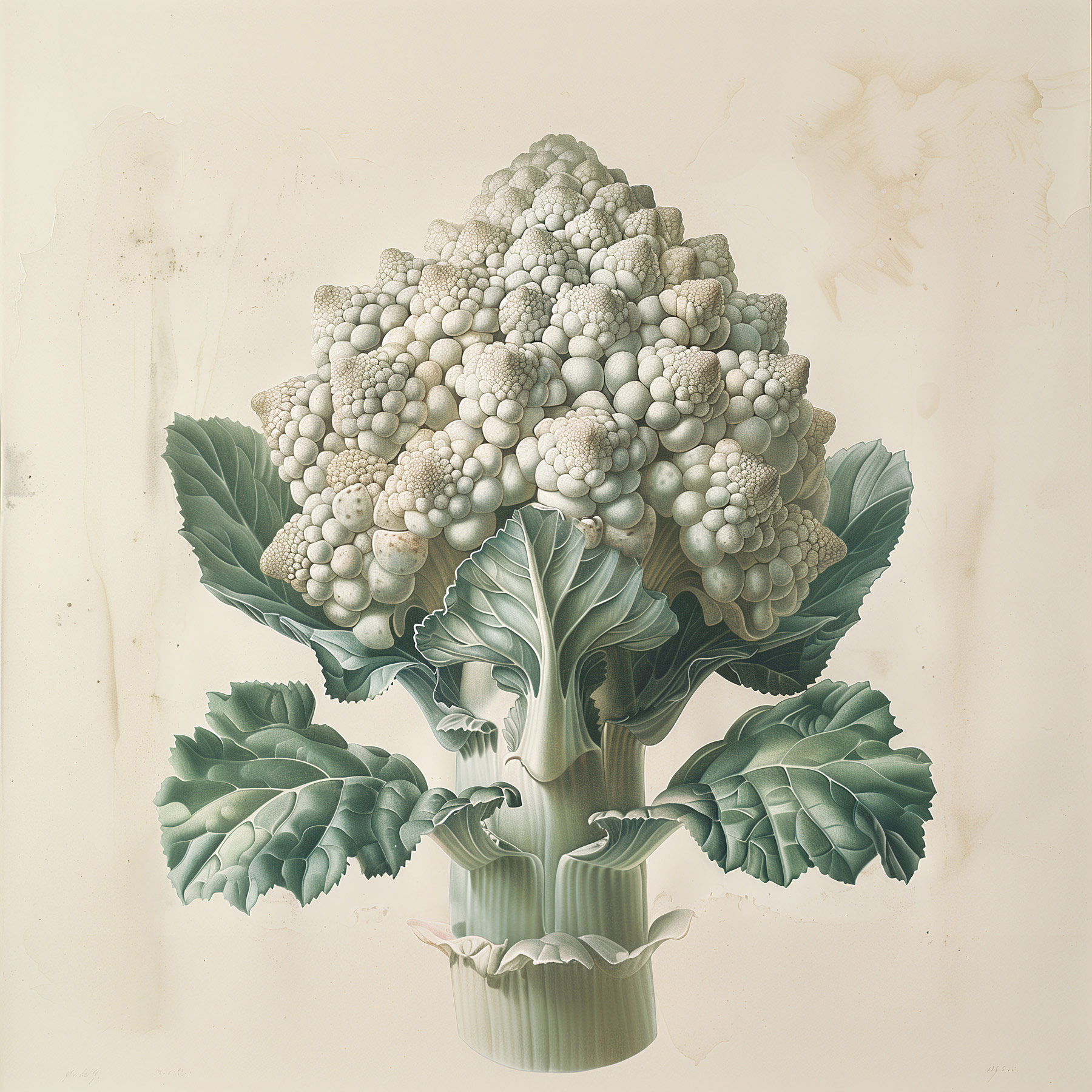 AS Leinwandbild Romanesco Weiss DD132955