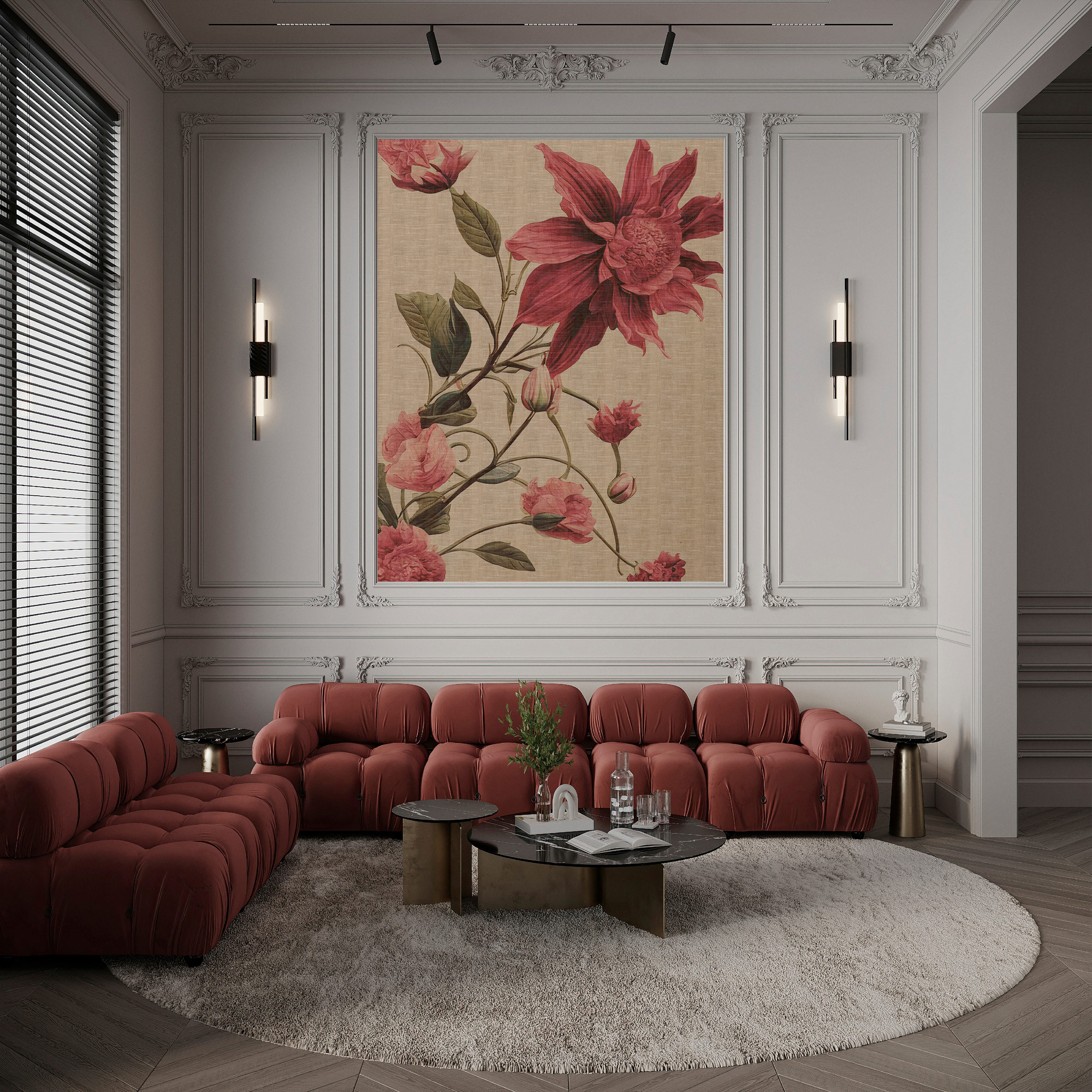 AS Fototapete Walls by Patel 5 Blumen Beige DD134597