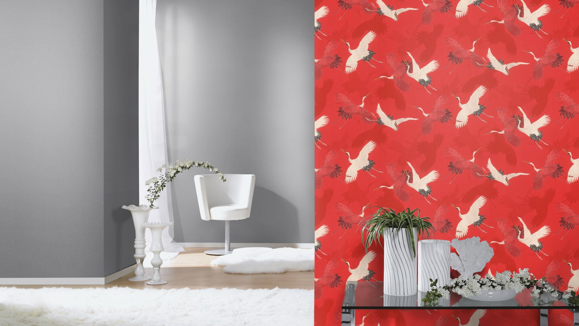 Rasch Vliestapete Barbara Home 3 Stoffstruktur 560145