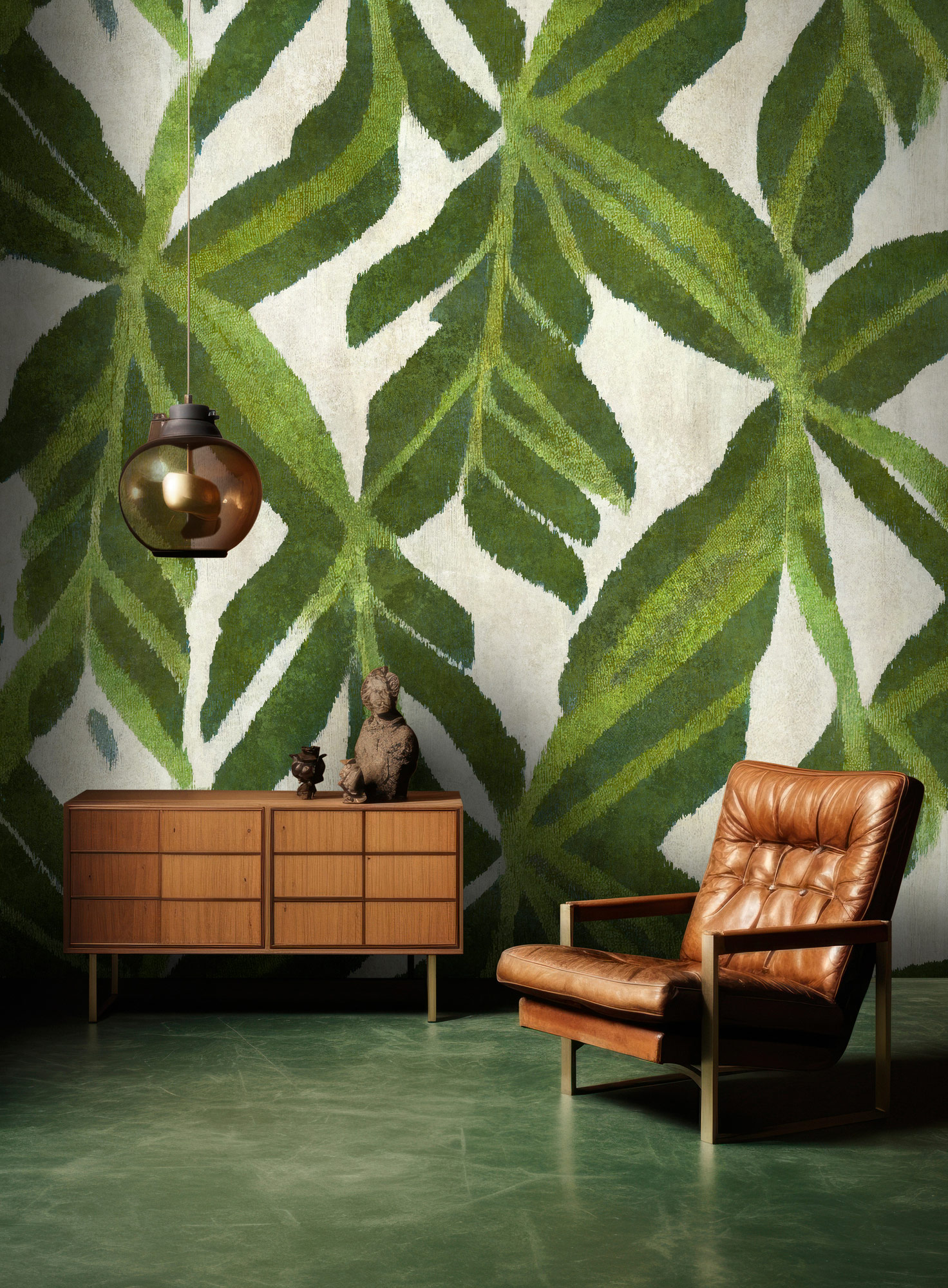 AS Fototapete Walls by Patel 5 Blätter Grün DD134207