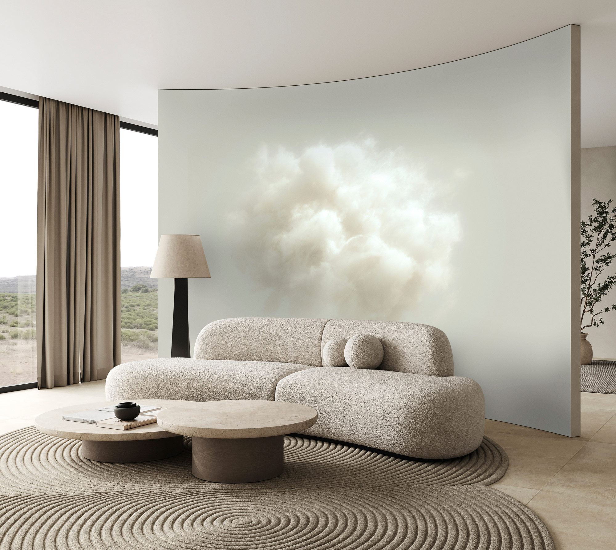 AS Fototapete Walls by Patel 5 Wolke Beige DD134681