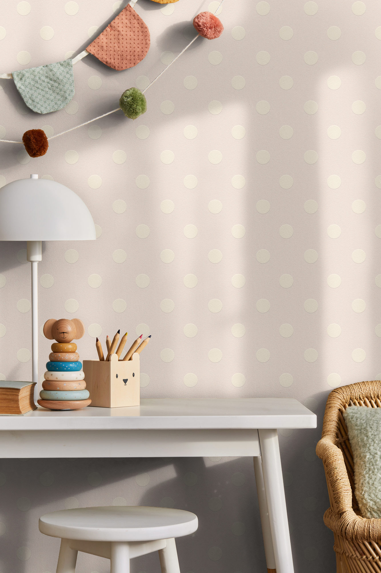 AS Vliestapete Kids Studio Kinderzimmertapete Beige 363366