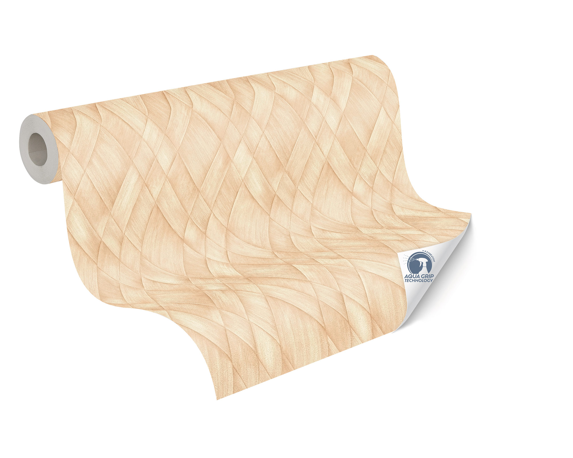 AS Vliestapete Cosiness Designdrop 2 3D-Optik Beige 793133