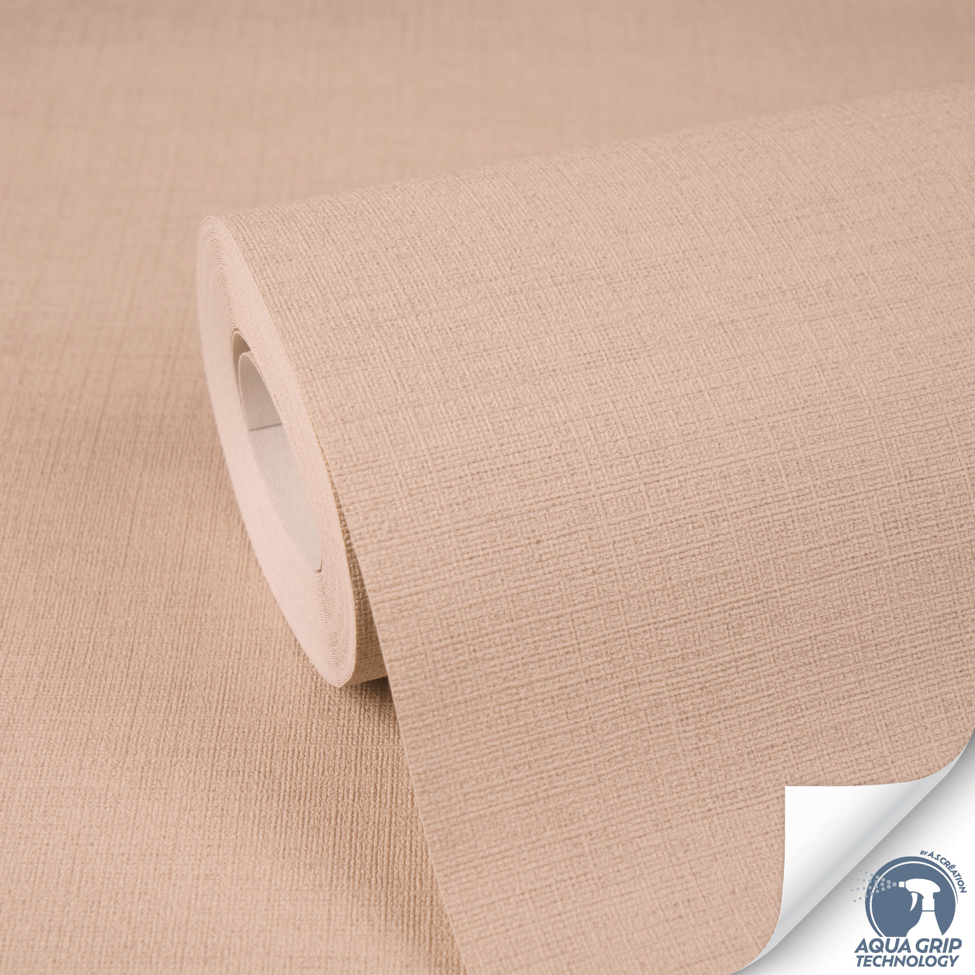 AS Vliestapete Cosiness Designdrop 2 Unitapete Beige 792435