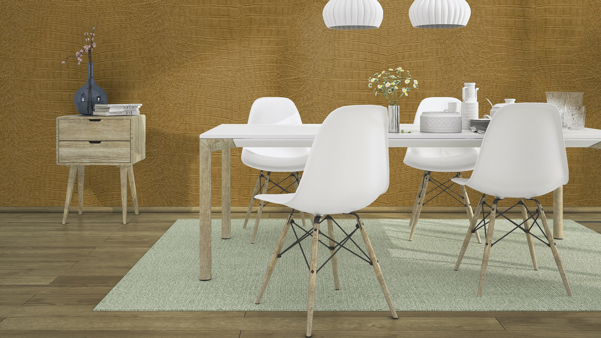 Rasch Vliestapete African Queen 3 Krokodilleder 751369