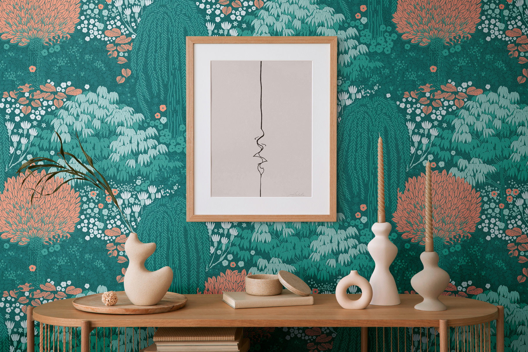 Livingwalls Vliestapete Famous Garden Waldtapete 393503