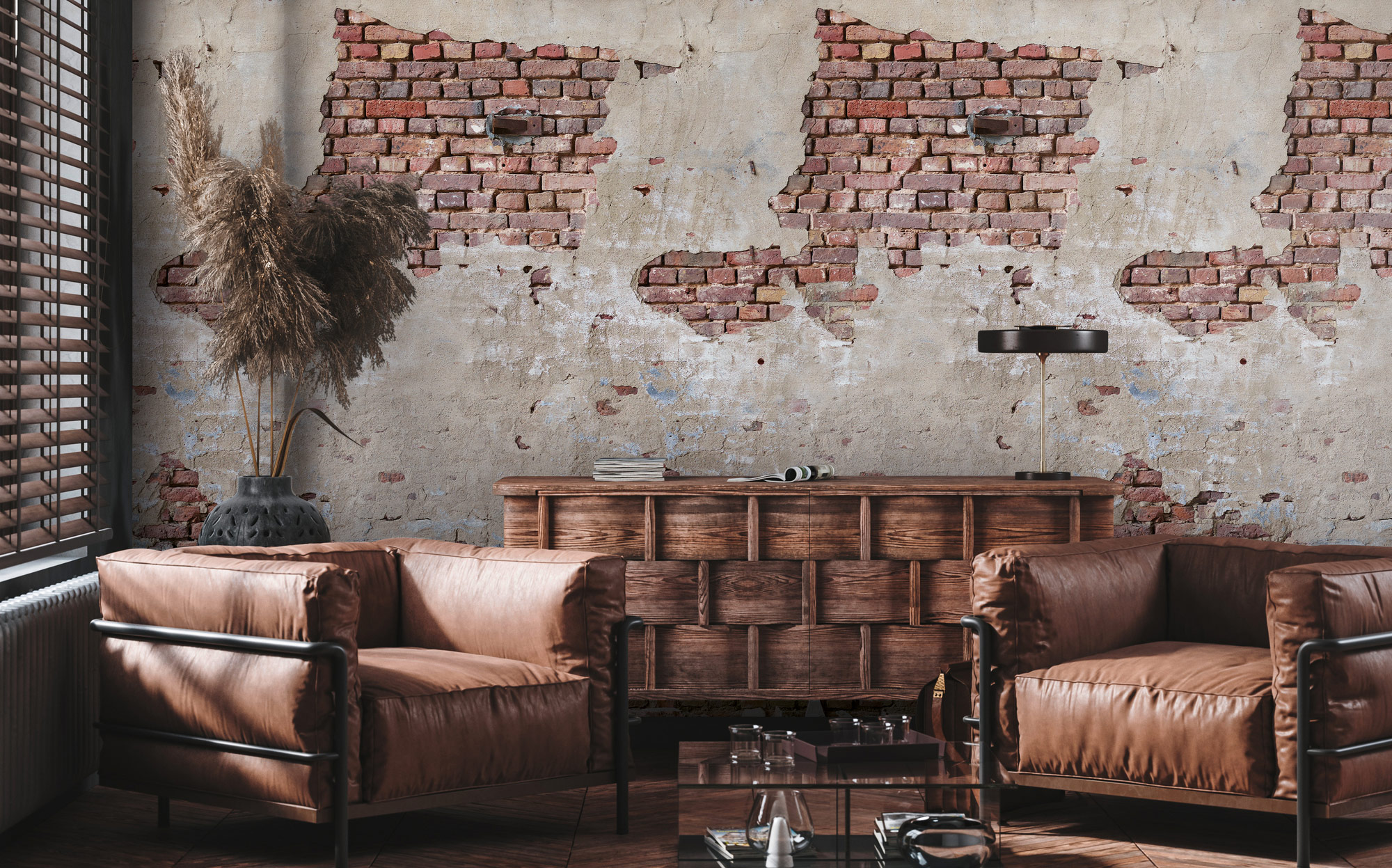 Livingwalls Vliestapete The Wall II Steinwand 392561
