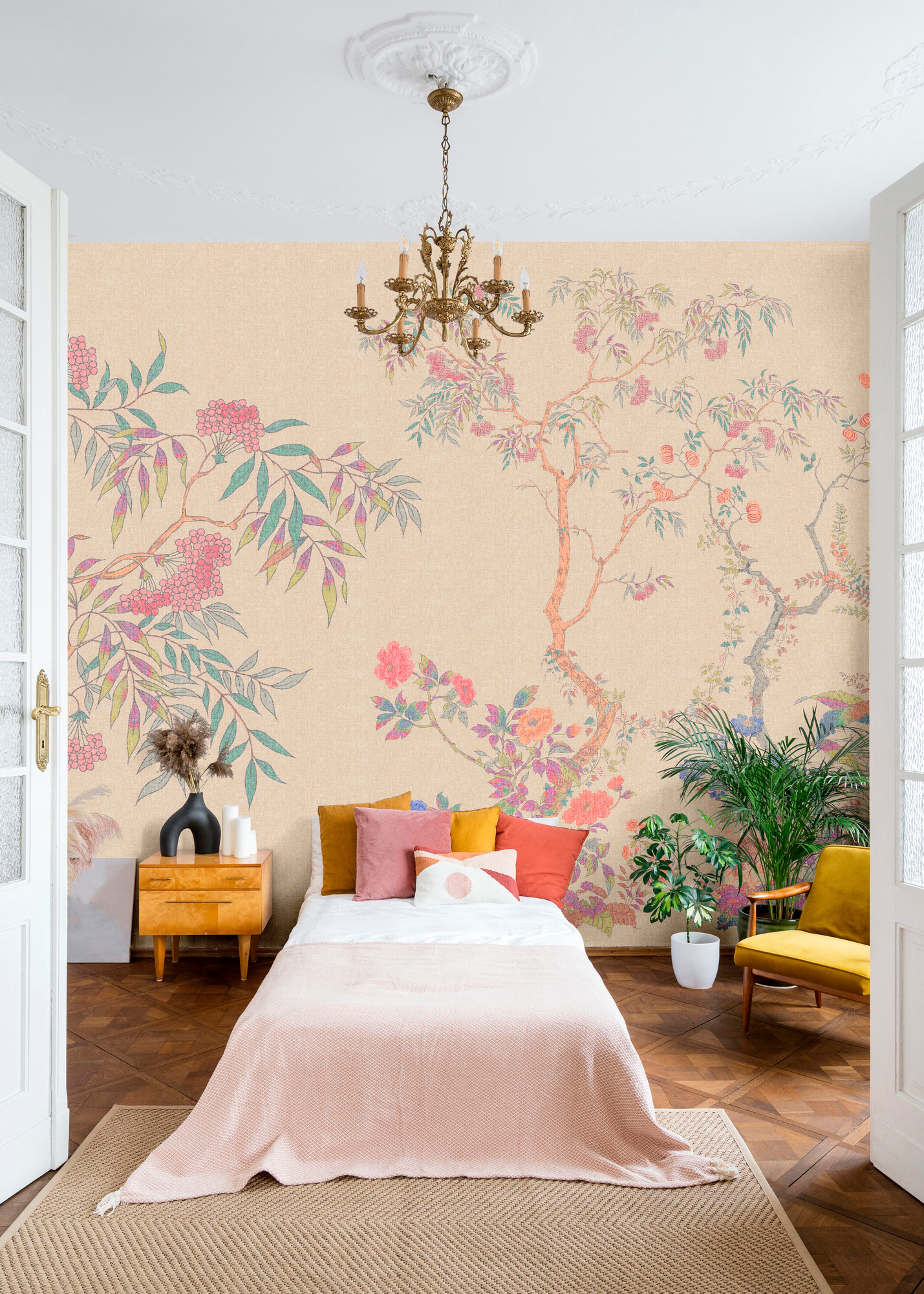 AS Fototapete Walls by Patel 5 Bäume Beige DD134789