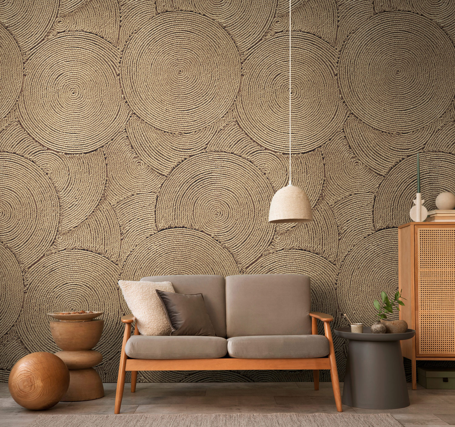 AS Fototapete MS Vibes & Styles Kreise Beige 792181