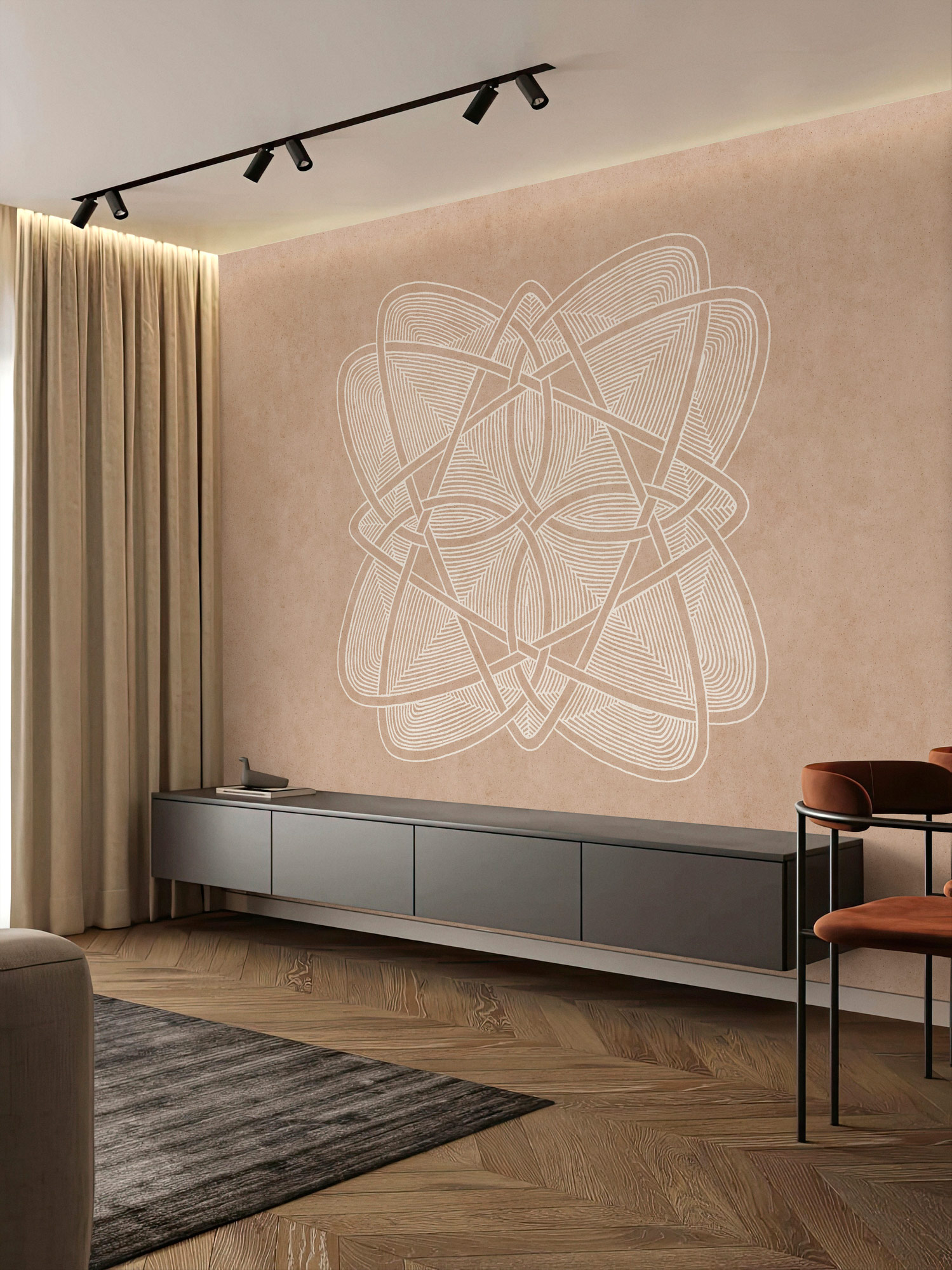 AS Fototapete Walls by Patel 5 Blüte Braun DD134495