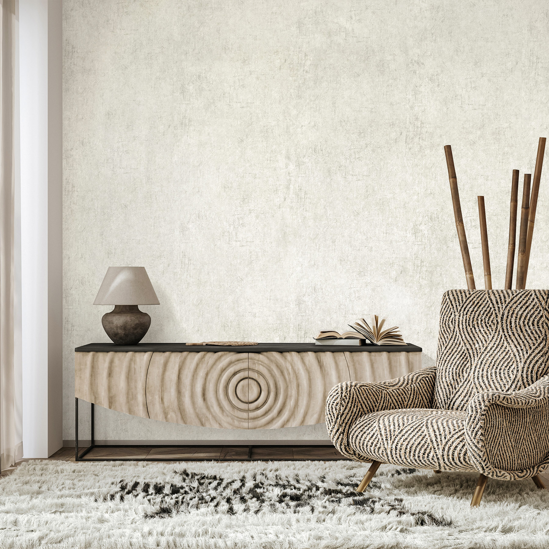 Hohenberger Vliestapete Divino Minerva Matte Cream 65301