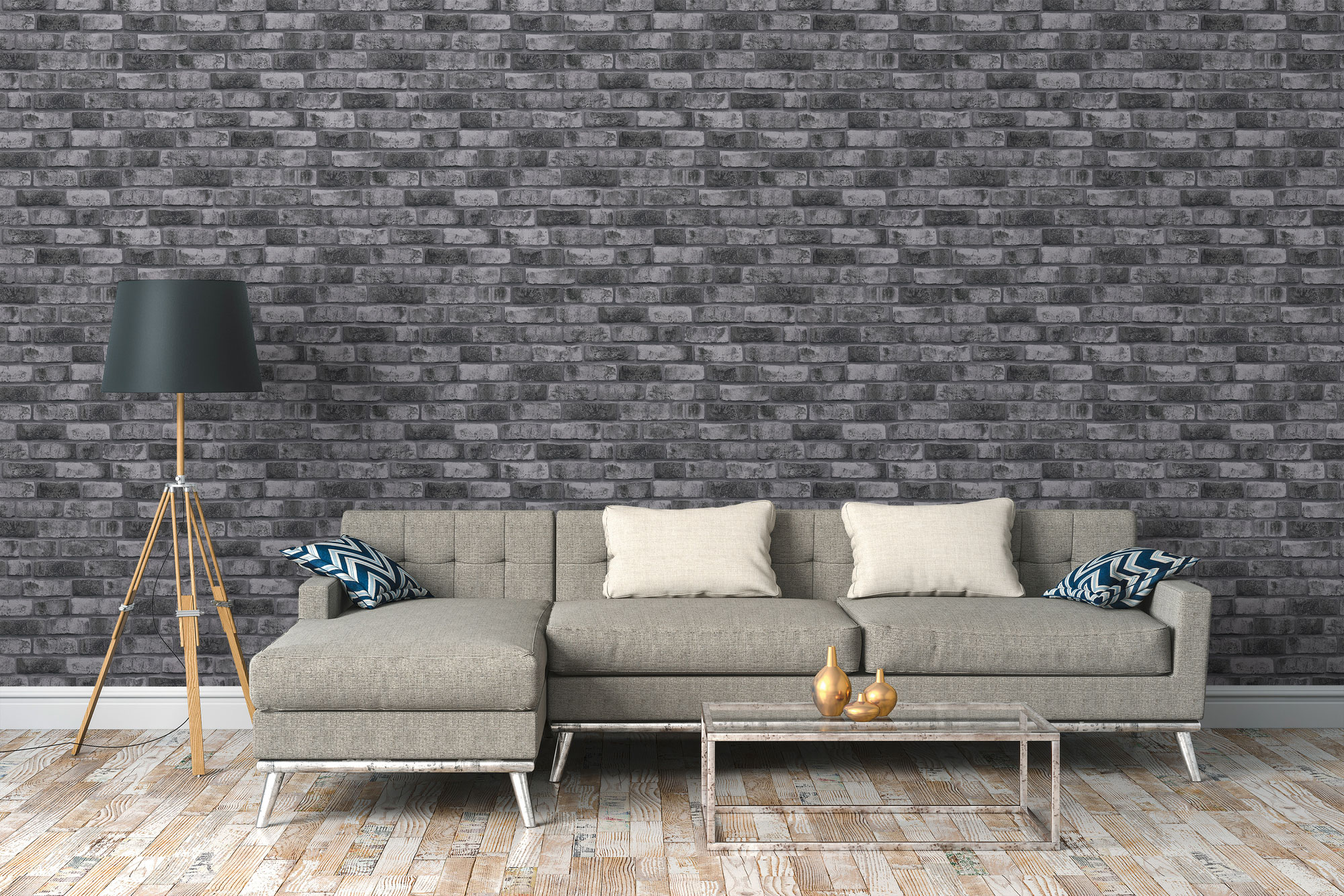 AS Vliestapete Bricks & Stones Backstein Tapete 388124