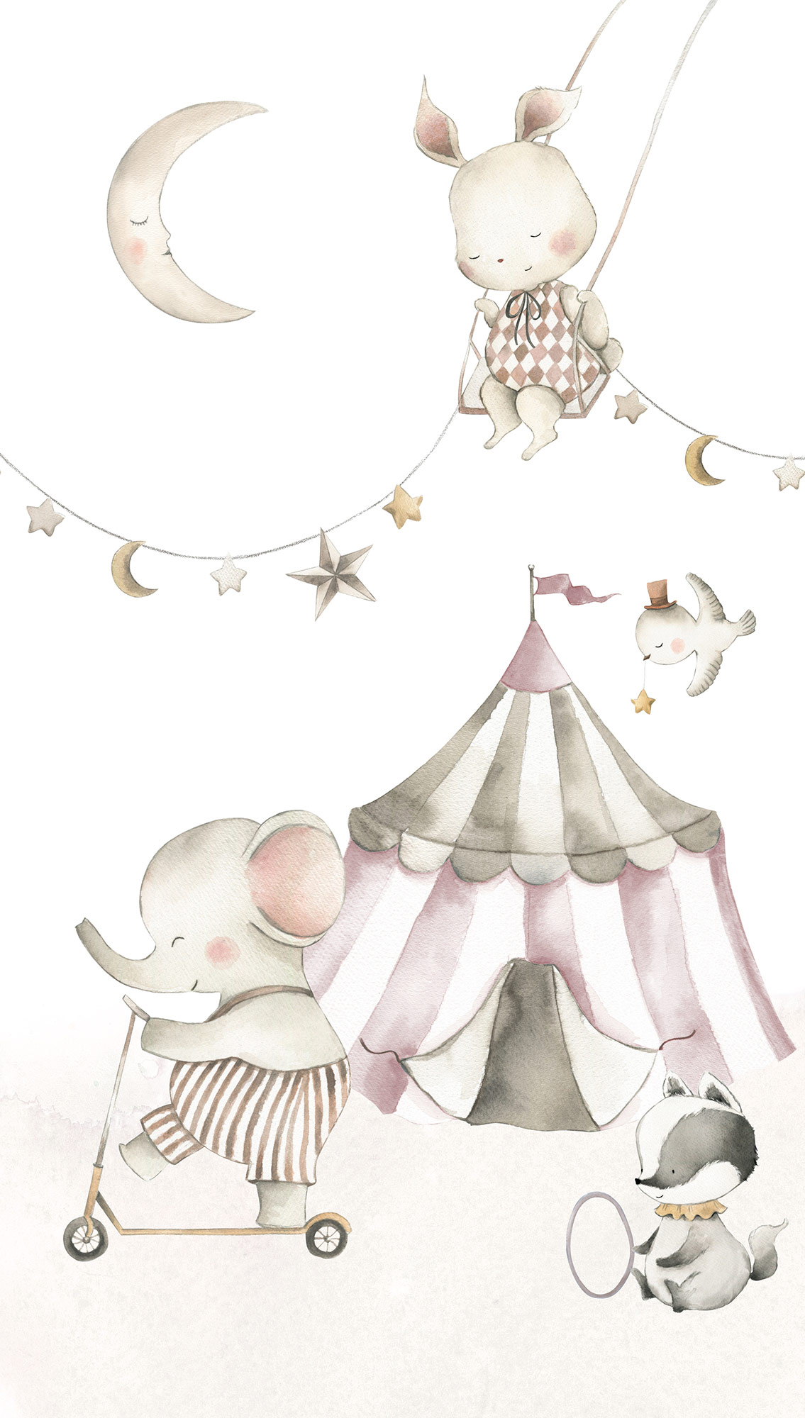 Rasch Fototapete Kids World 2 Pink 367935