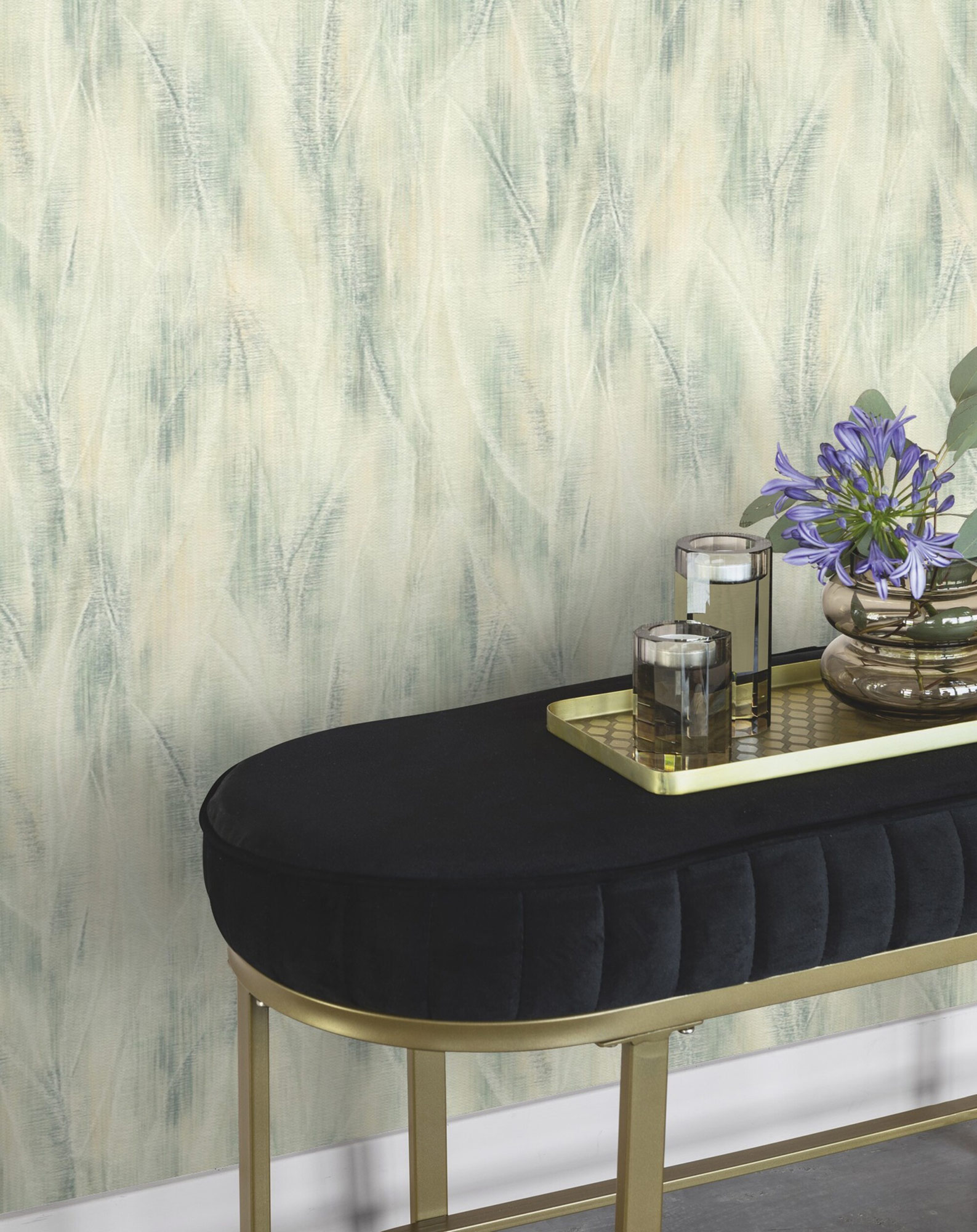 Rasch Vliestapete Country Charme Grün-Hellgrün 486230