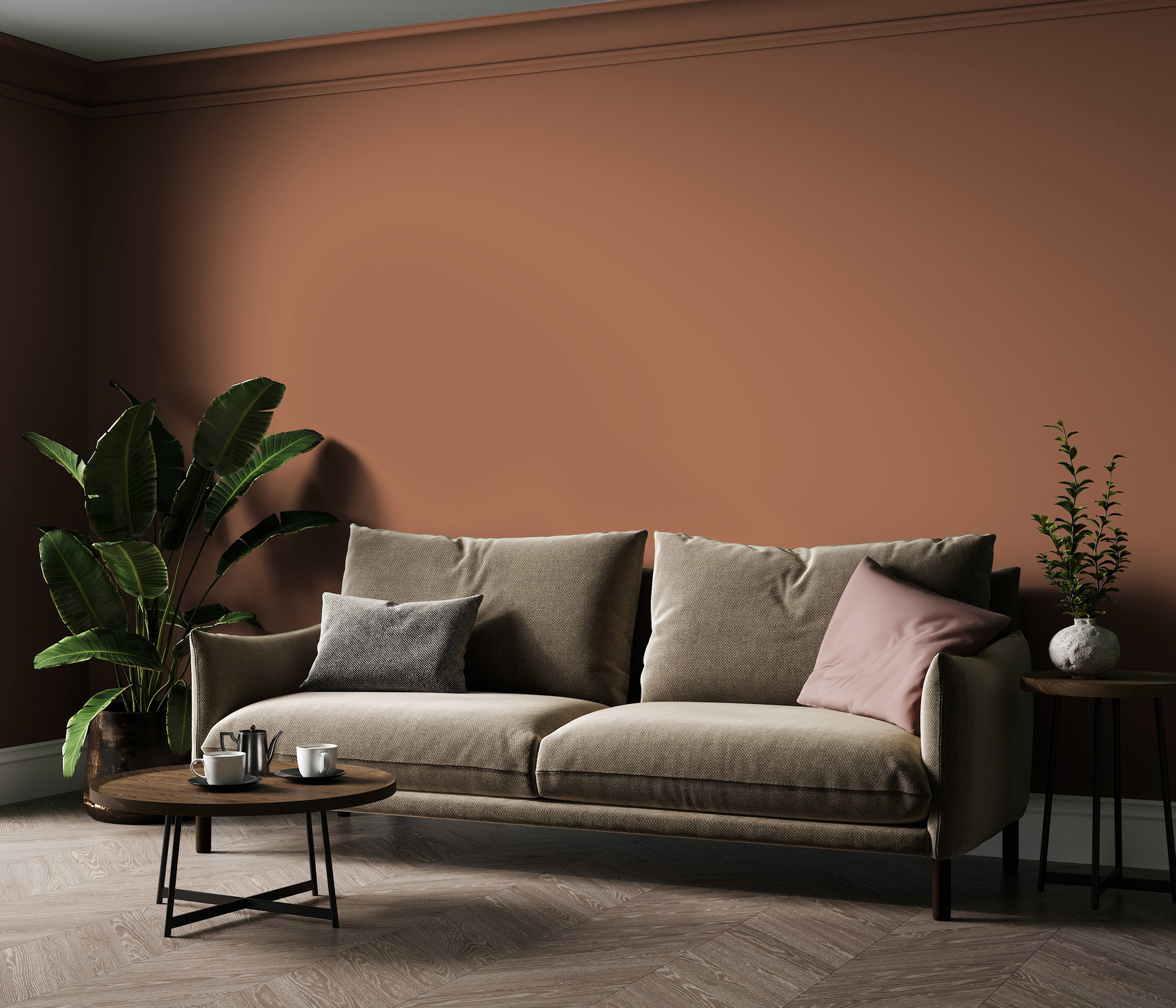 AS Premium Innenwandfarbe Puro c9009 dusty orange 1 L