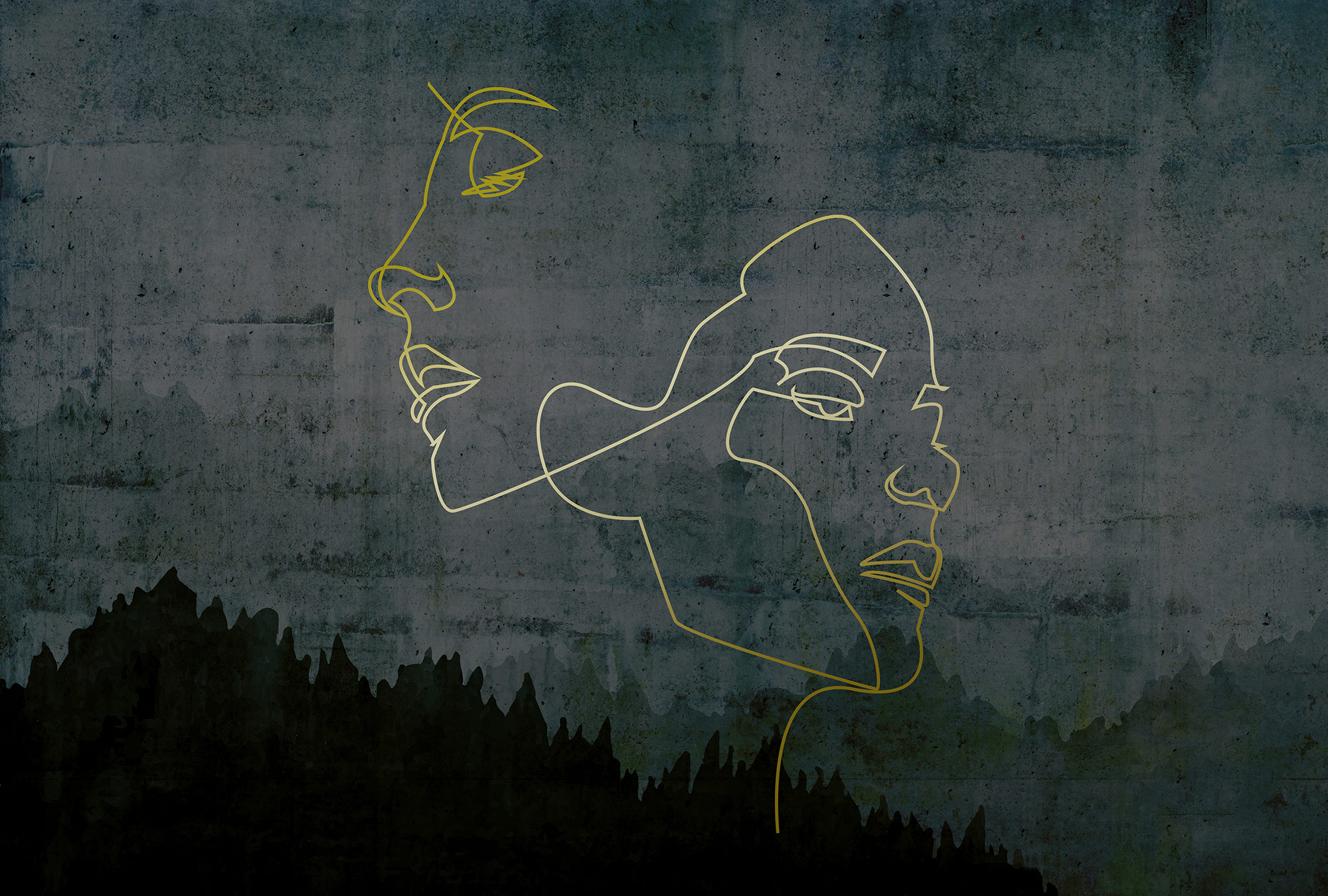 AS Fototapete Atelier 47 GoldenOutline DD118055