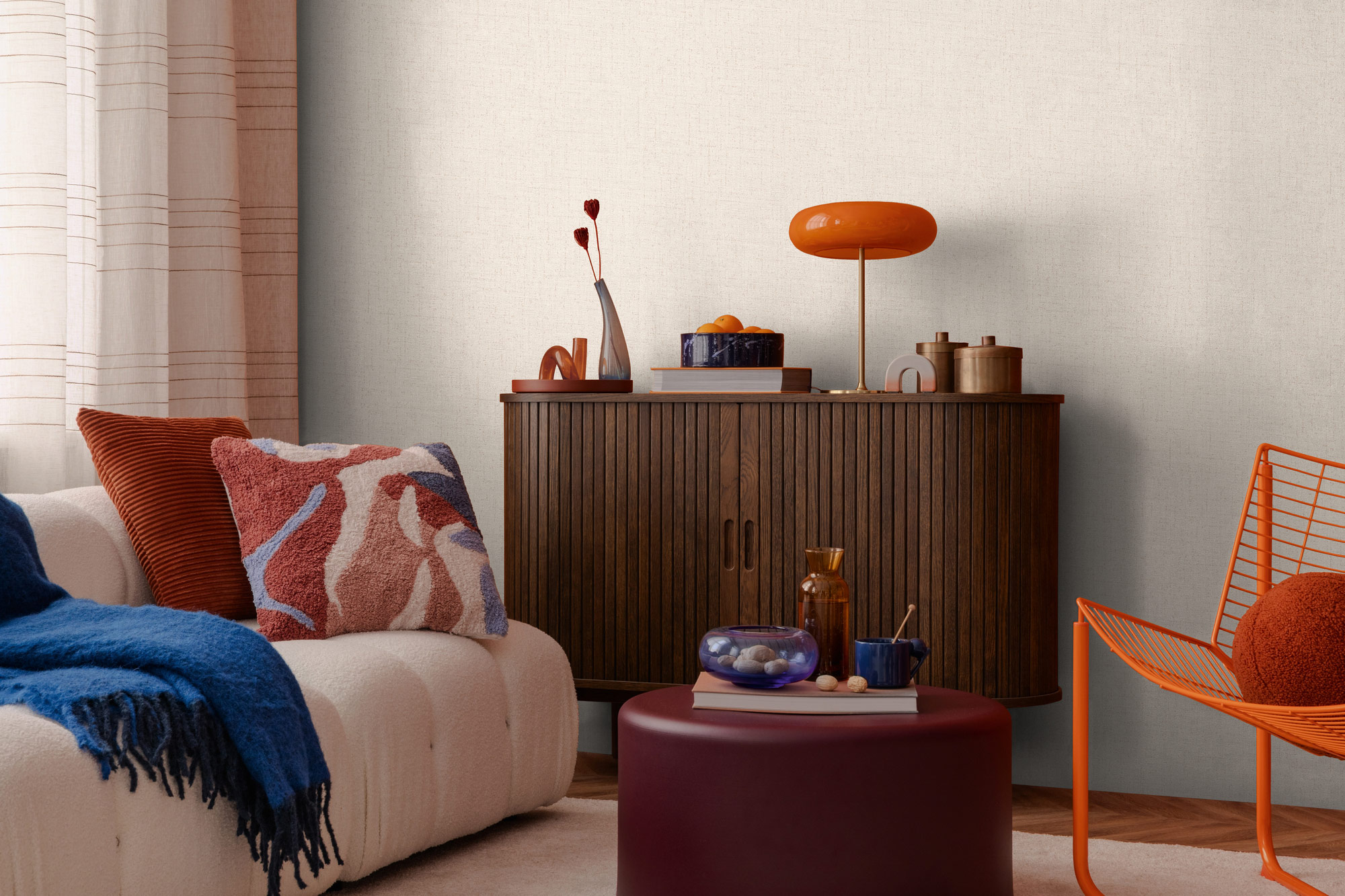 AS Vliestapete CosmoLiving Uni Weiß 790664