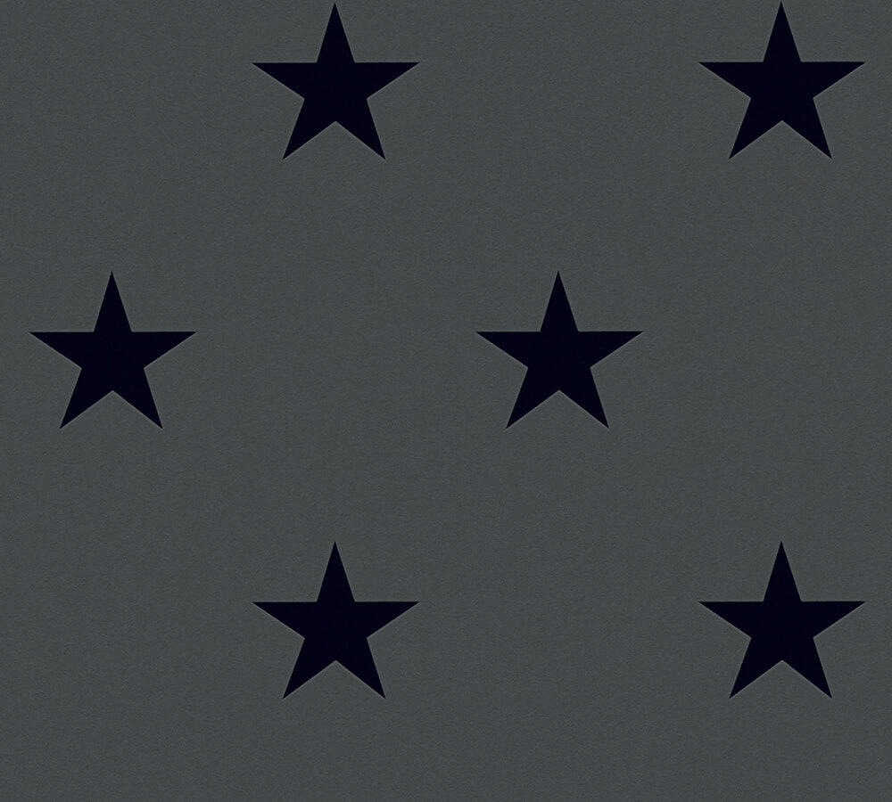 AS Vliestapete High Rise Sterne schwarz 325213 AS Vliestapete High Rise Sterne schwarz 325213
