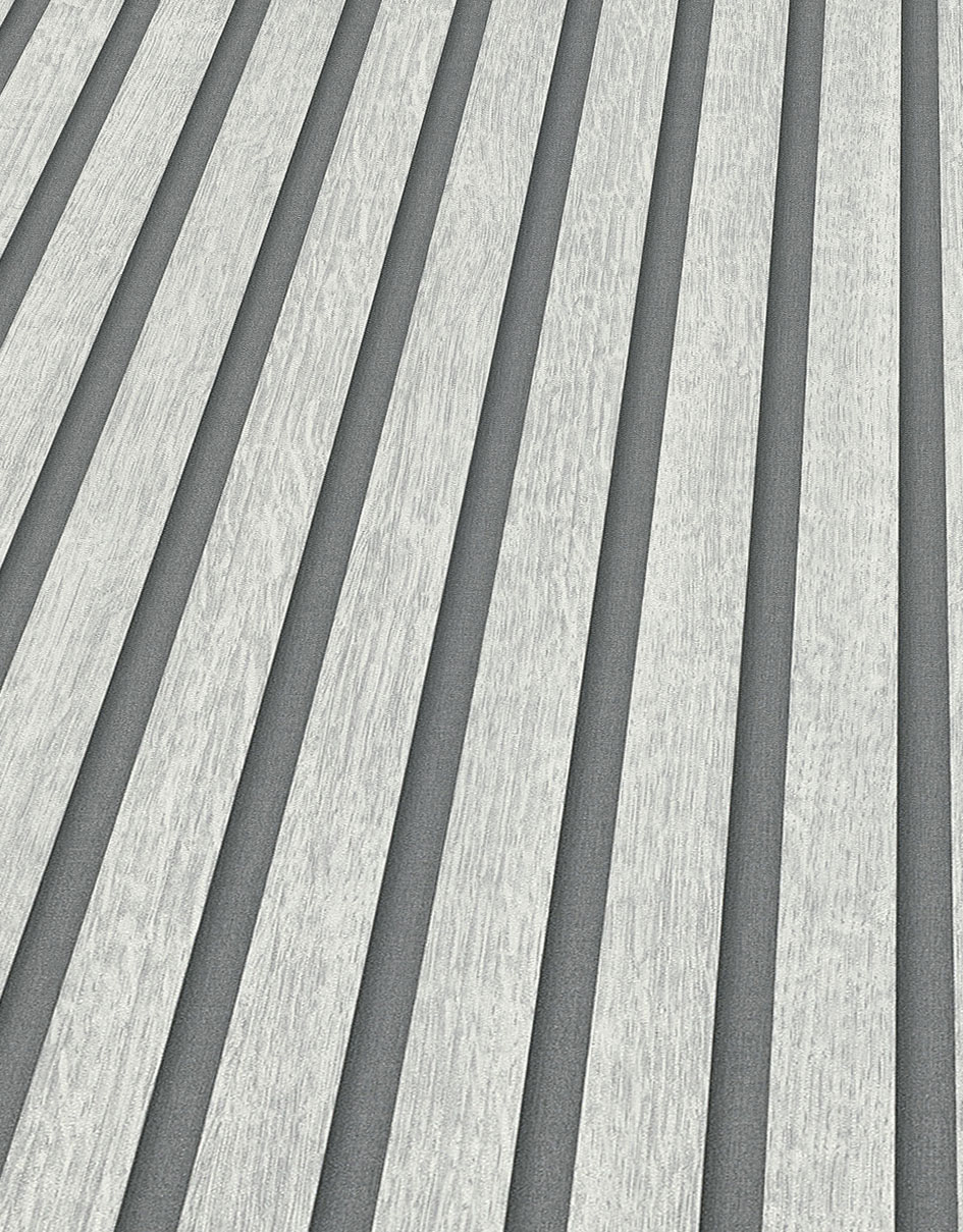 Erismann Vliestapete Holzpaneel hellgrau 1040031