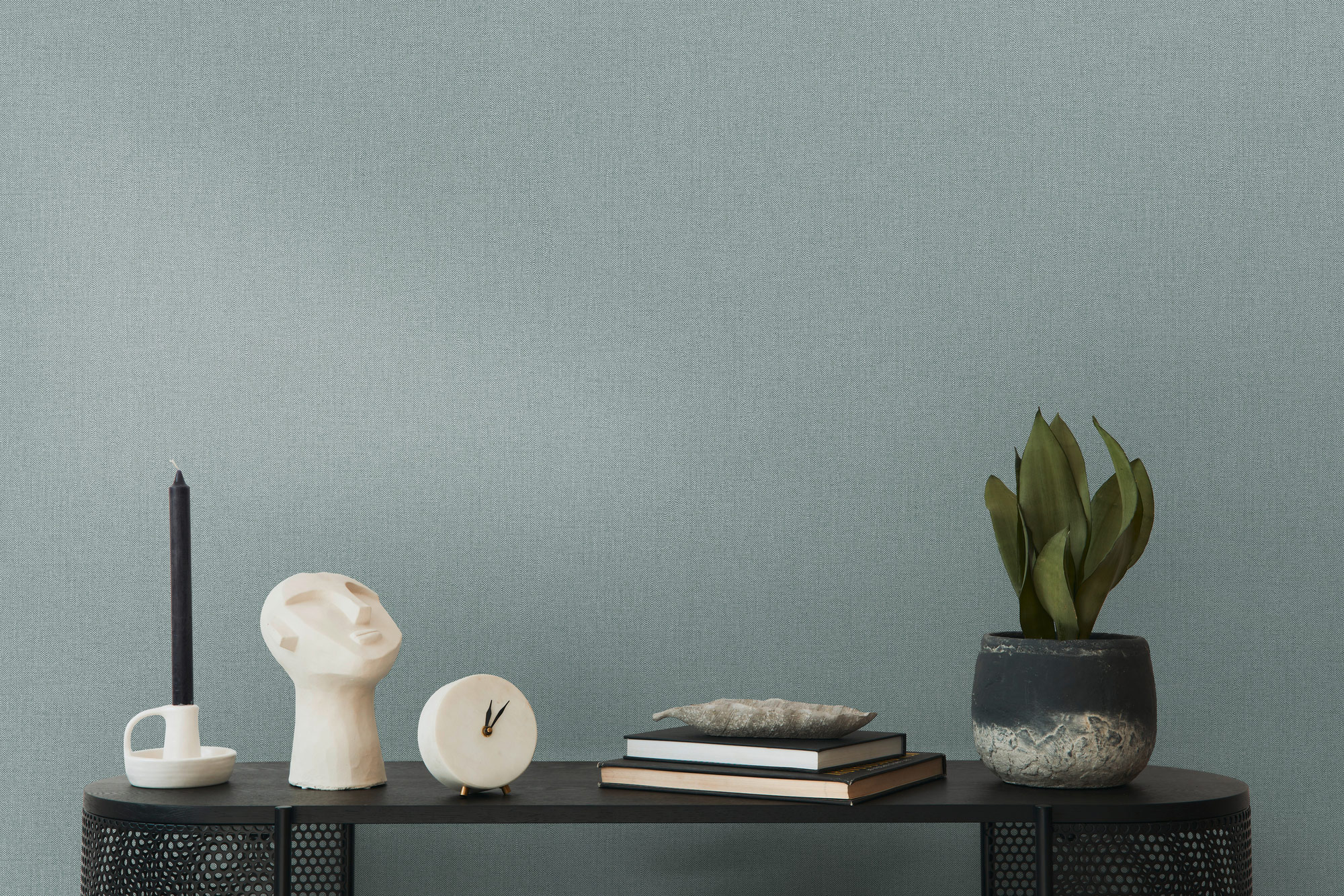 AS Vliestapete Pure Elegance Einfarbig Grün 363796