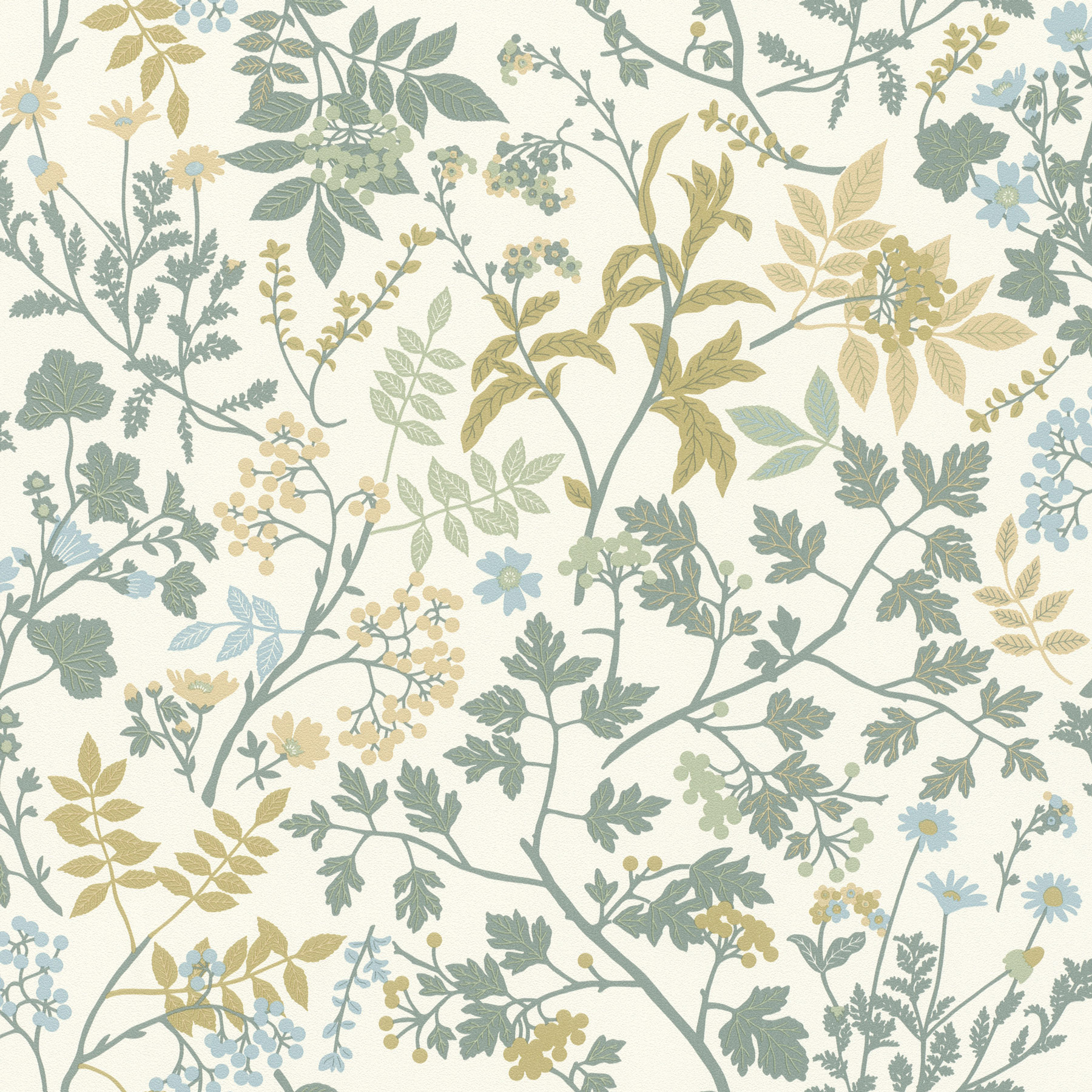 Rasch Vliestapete Allegretto Grün-Moosgrün 868517