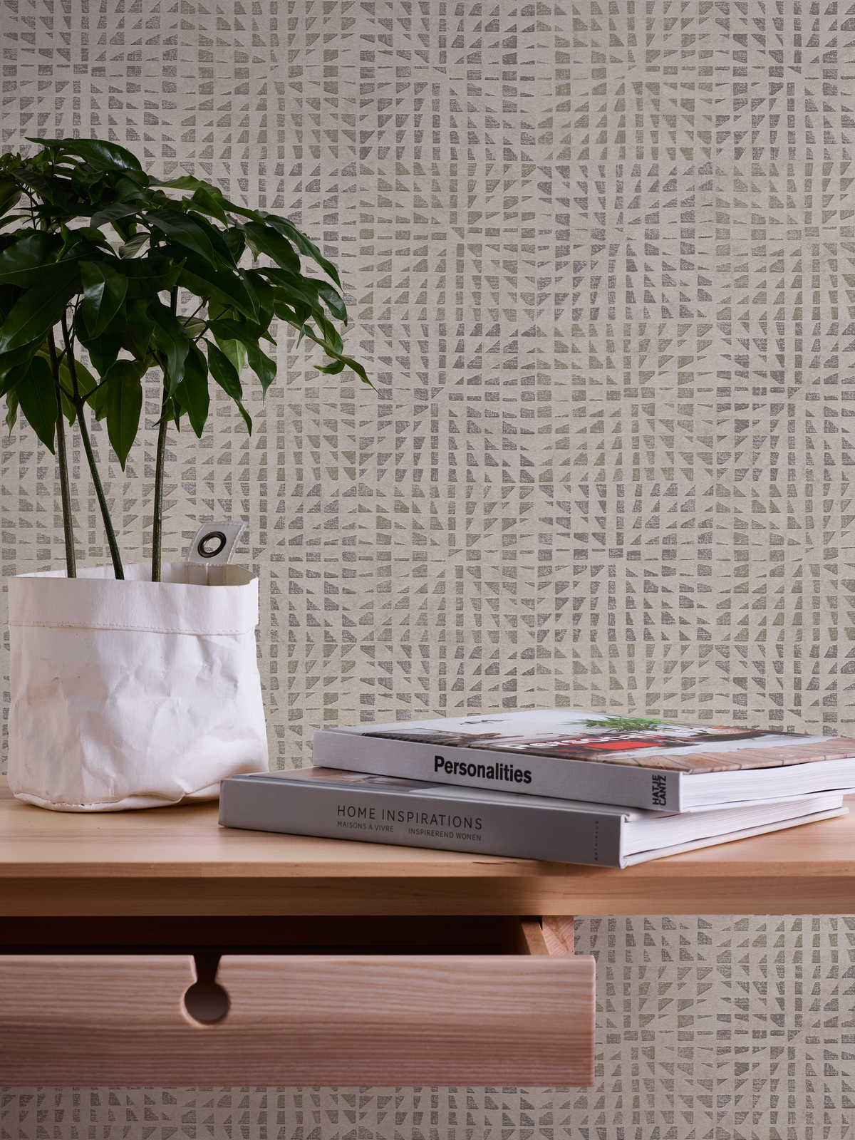 AS Creation Vliestapete Geo Effect beige 383523