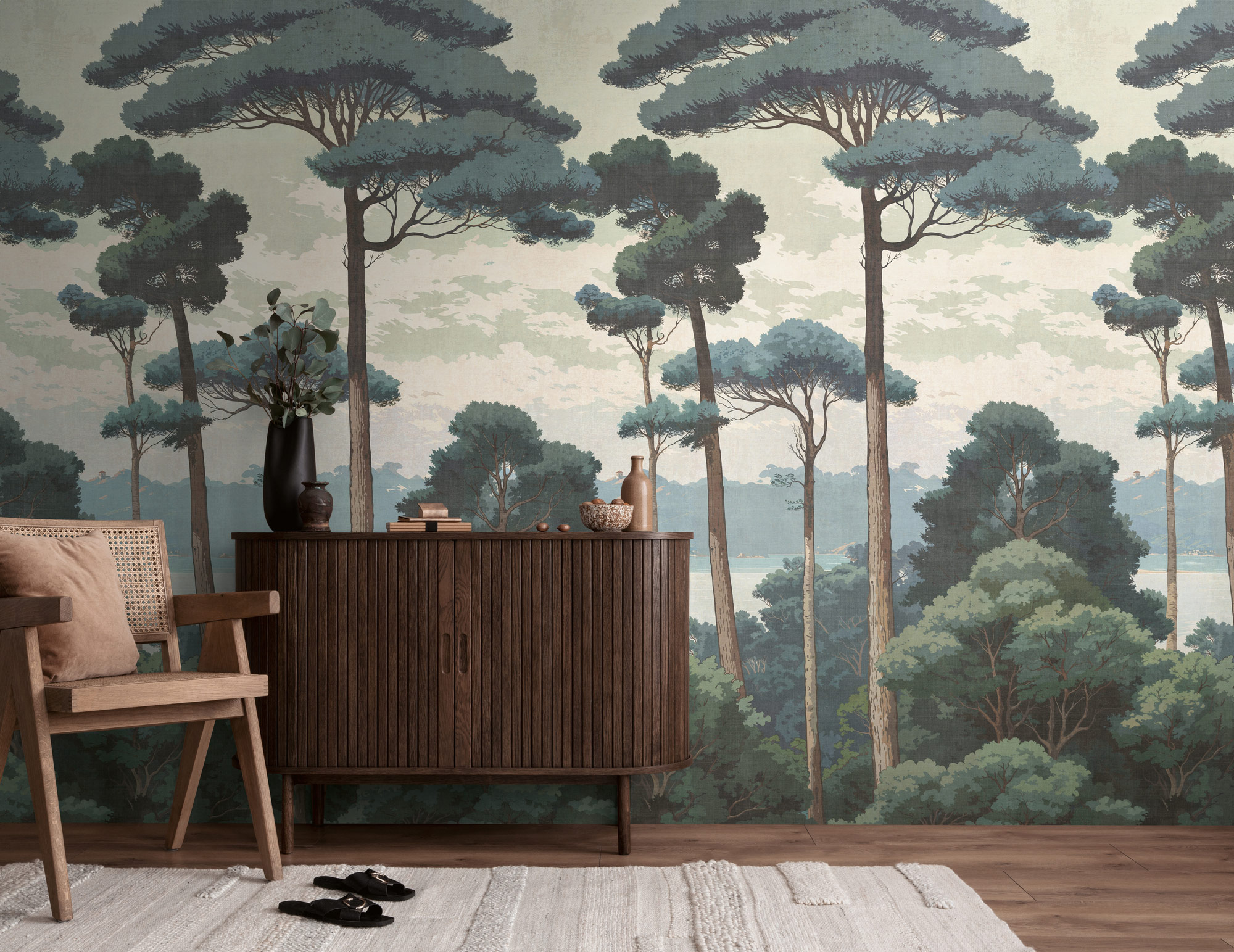 AS Fototapete MS Hot Spots Wald Braun 790156