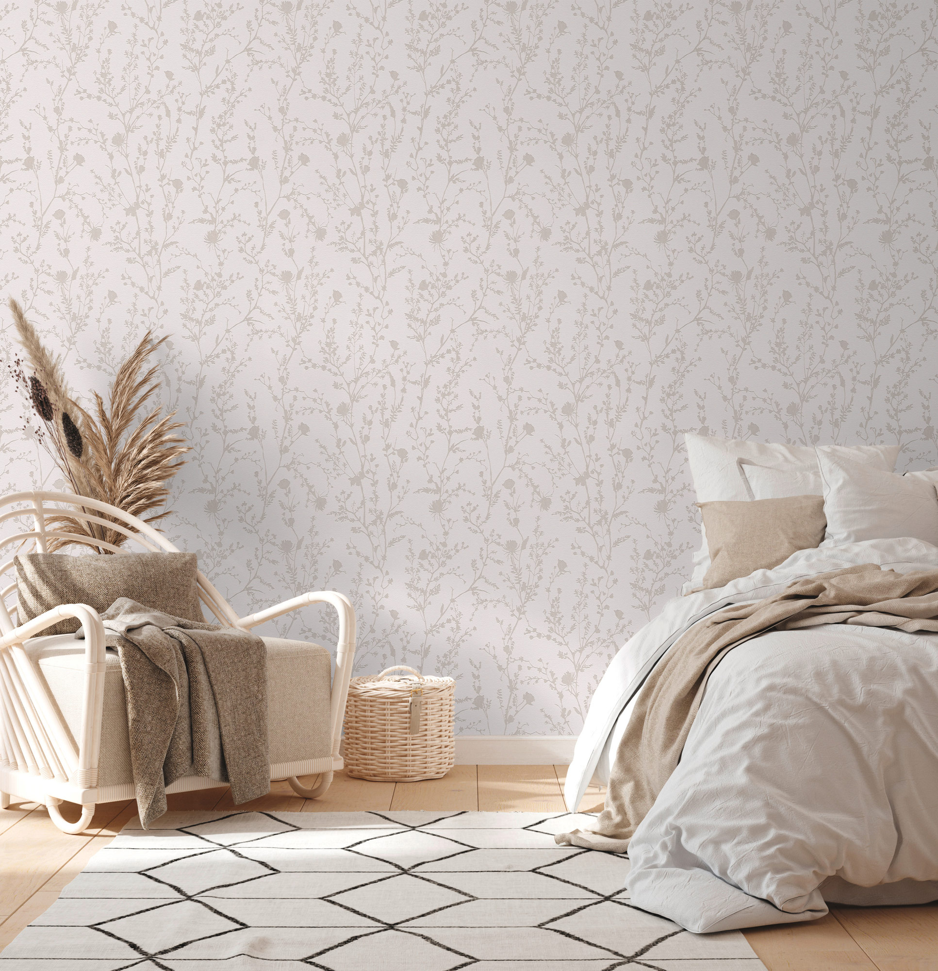 AS Vliestapete Casual Living Hellrosa Floral 395461