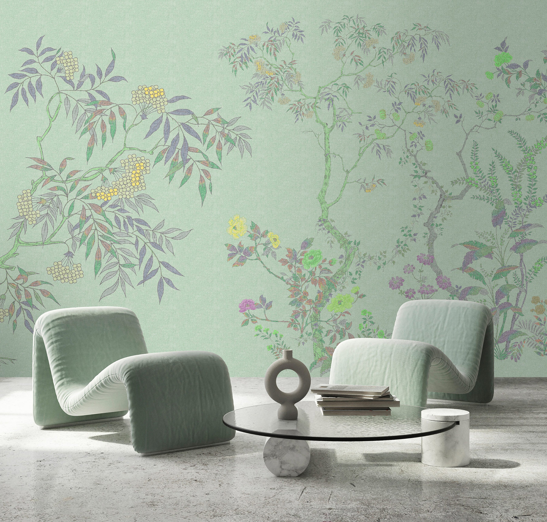 AS Fototapete Walls by Patel 5 Bäume Grün DD134783