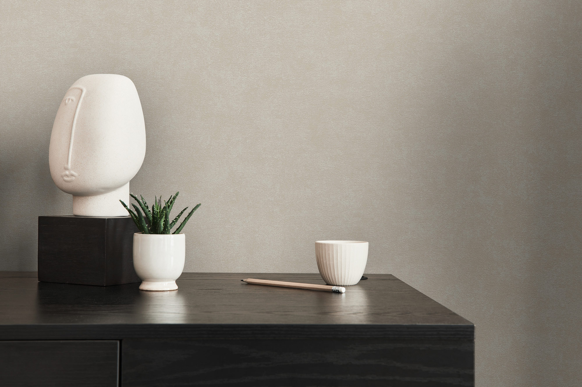 AS Vliestapete French Affair Einfarbig Beige 393412