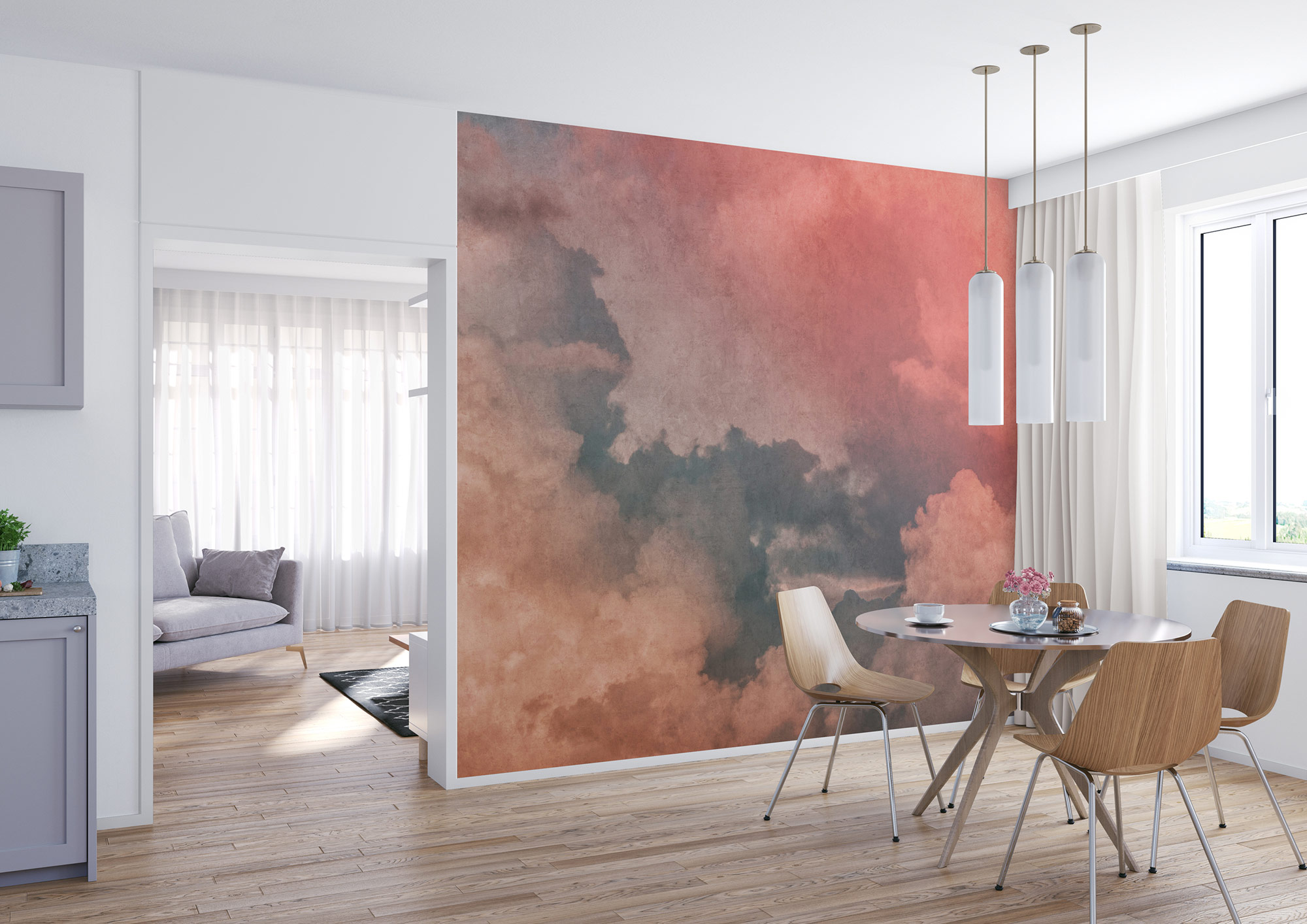 Rasch Fototapete Magic Walls Aquarell-Optik 363142