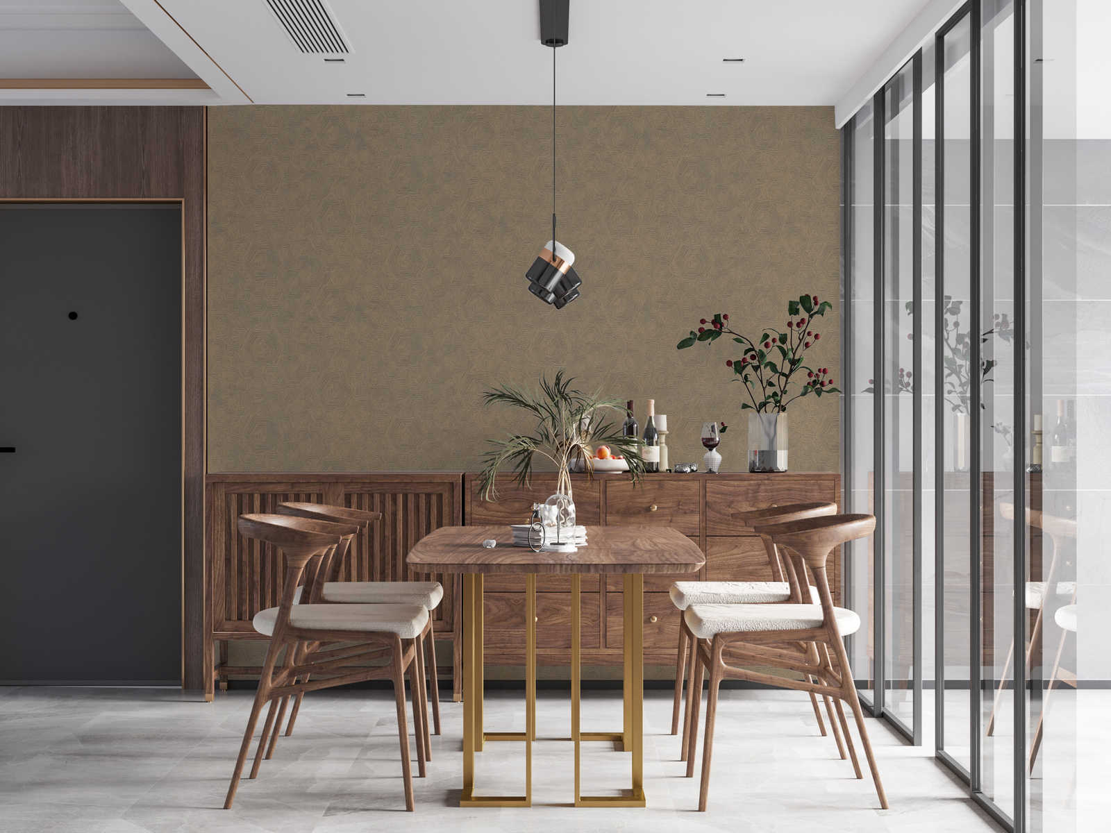 Livingwalls Vliestapete My Home My Spa Geometrisch 386983