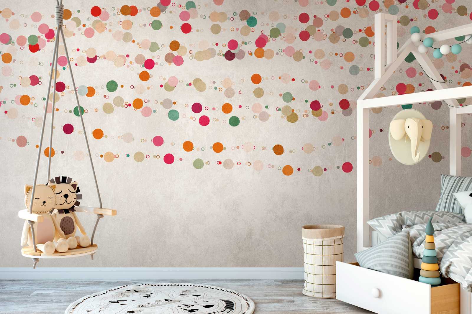 Livingwalls Vliestapete The Wall Kreise 383051