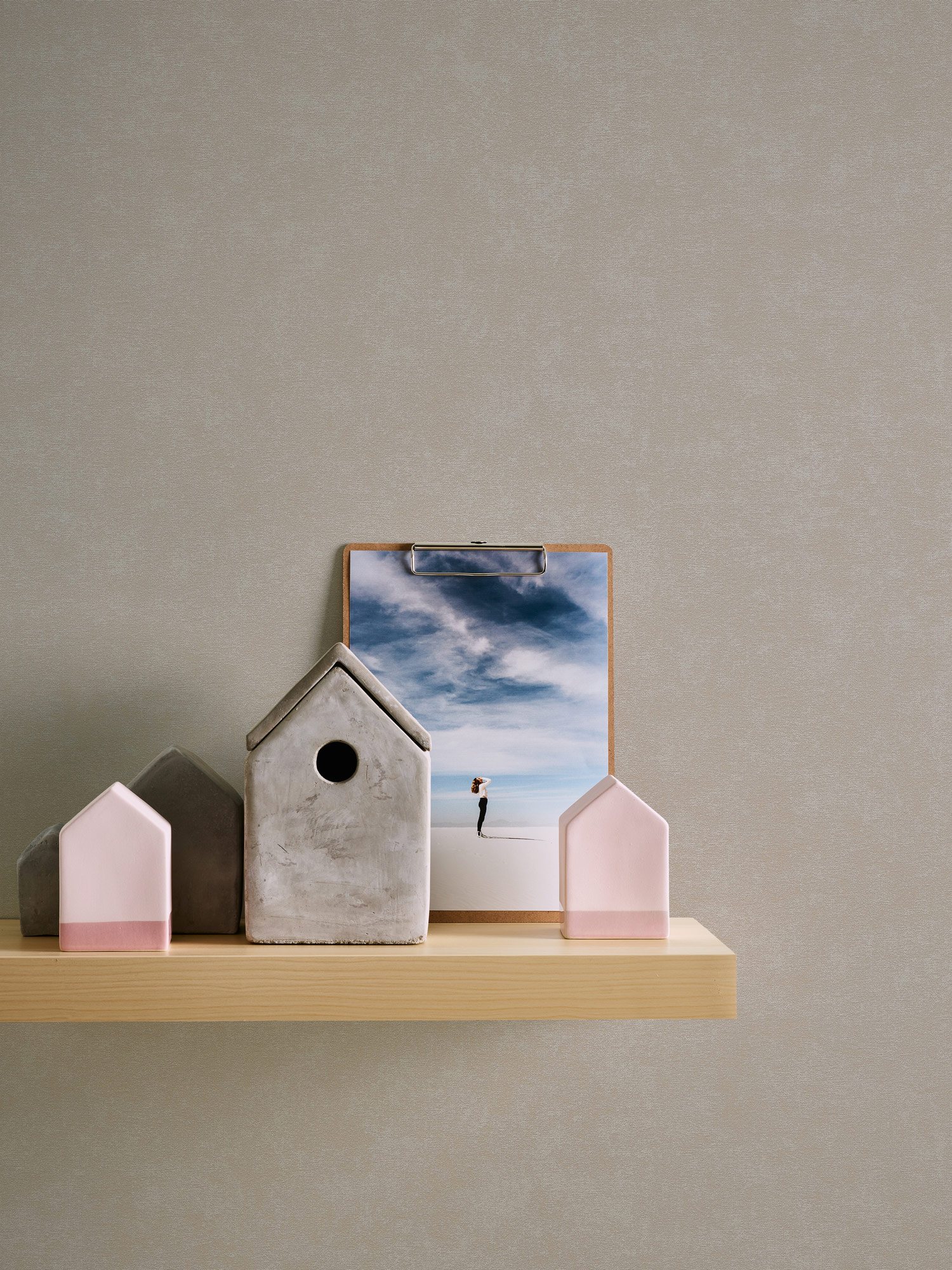 AS Vliestapete French Affair Einfarbig Beige 393412