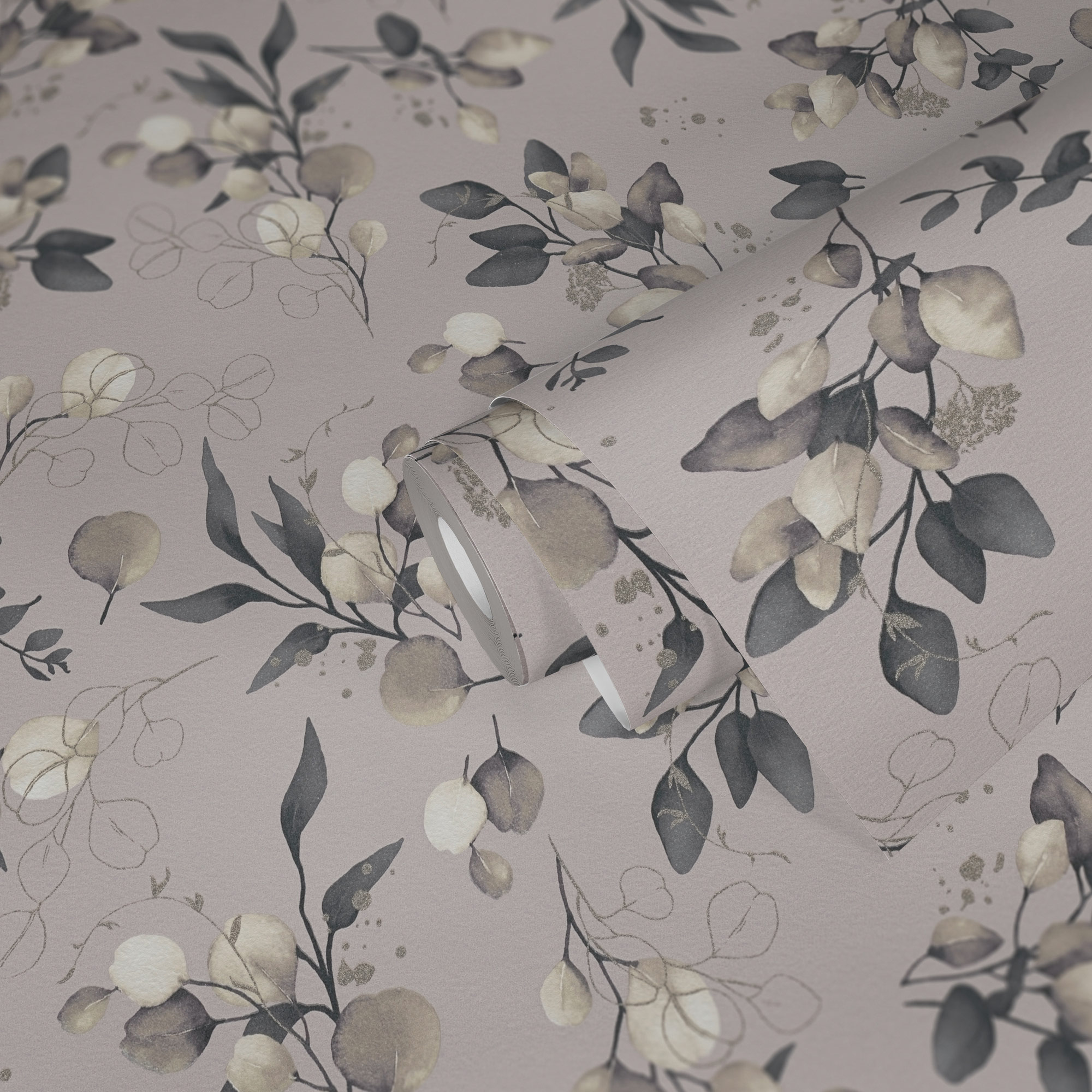 AS Vliestapete Pure Elegance Floral Beige 397684