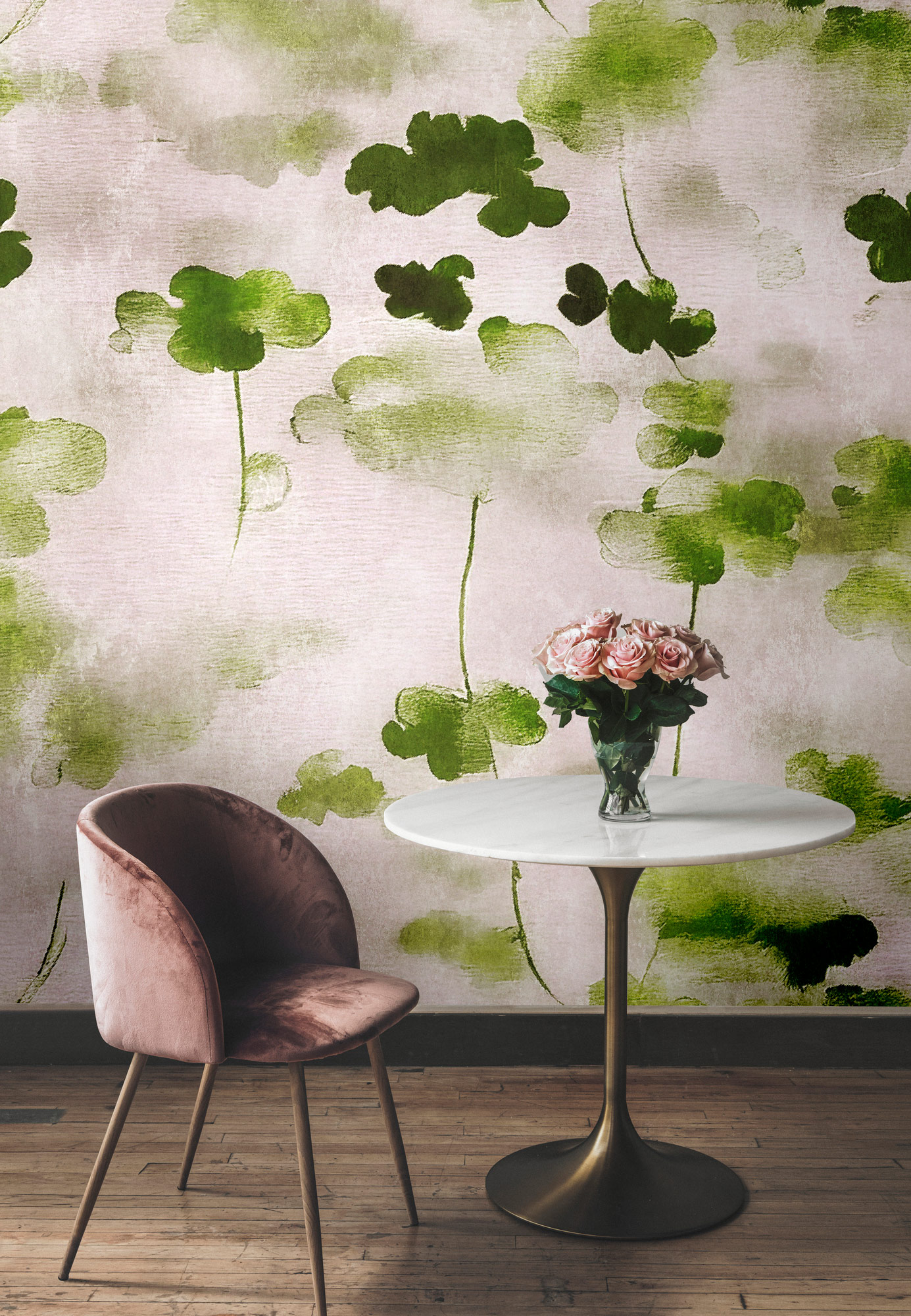 AS Fototapete Walls by Patel 5 Blätter Grün DD134201