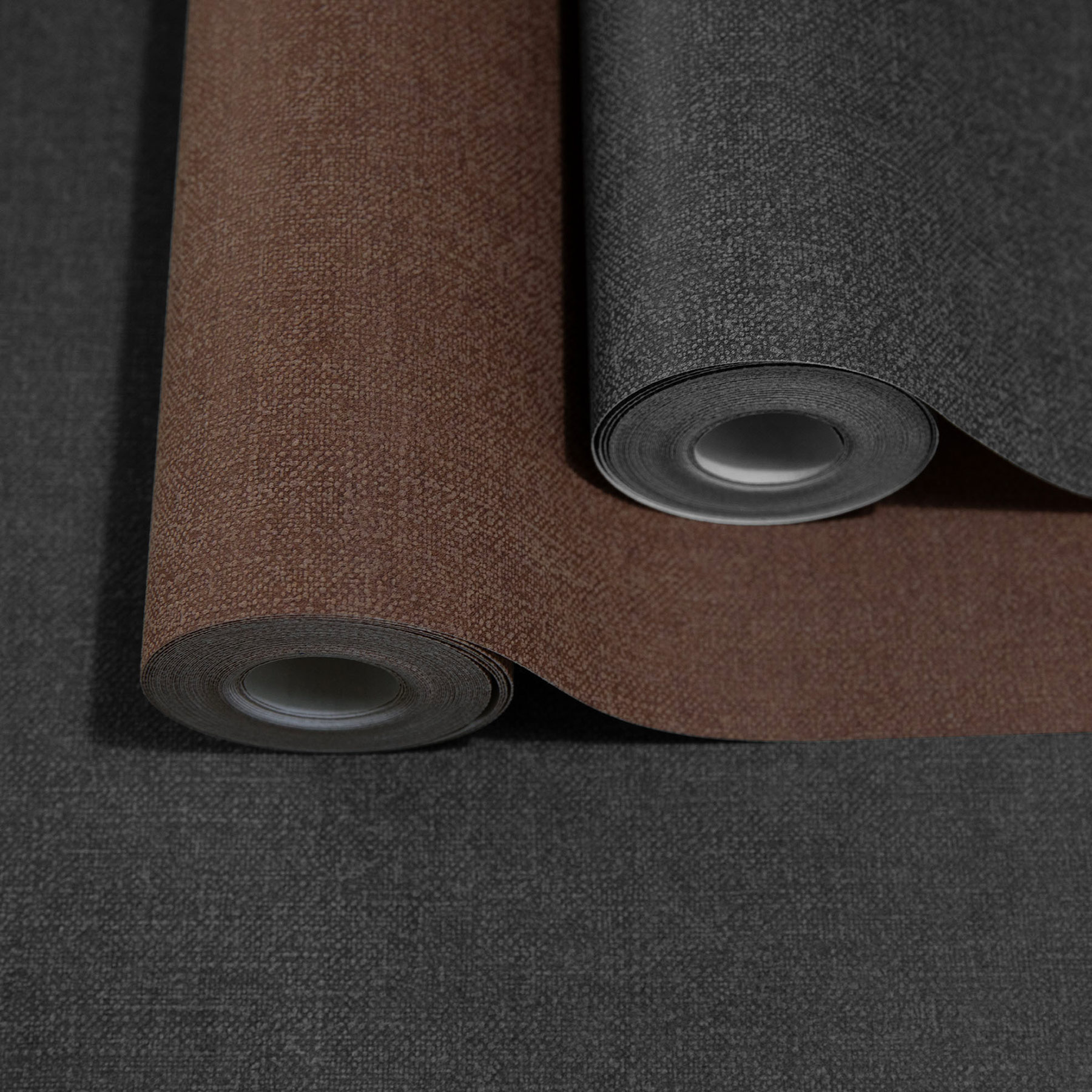 Hohenberger Vliestapete Tesoro Collage Uni Grigio 65606