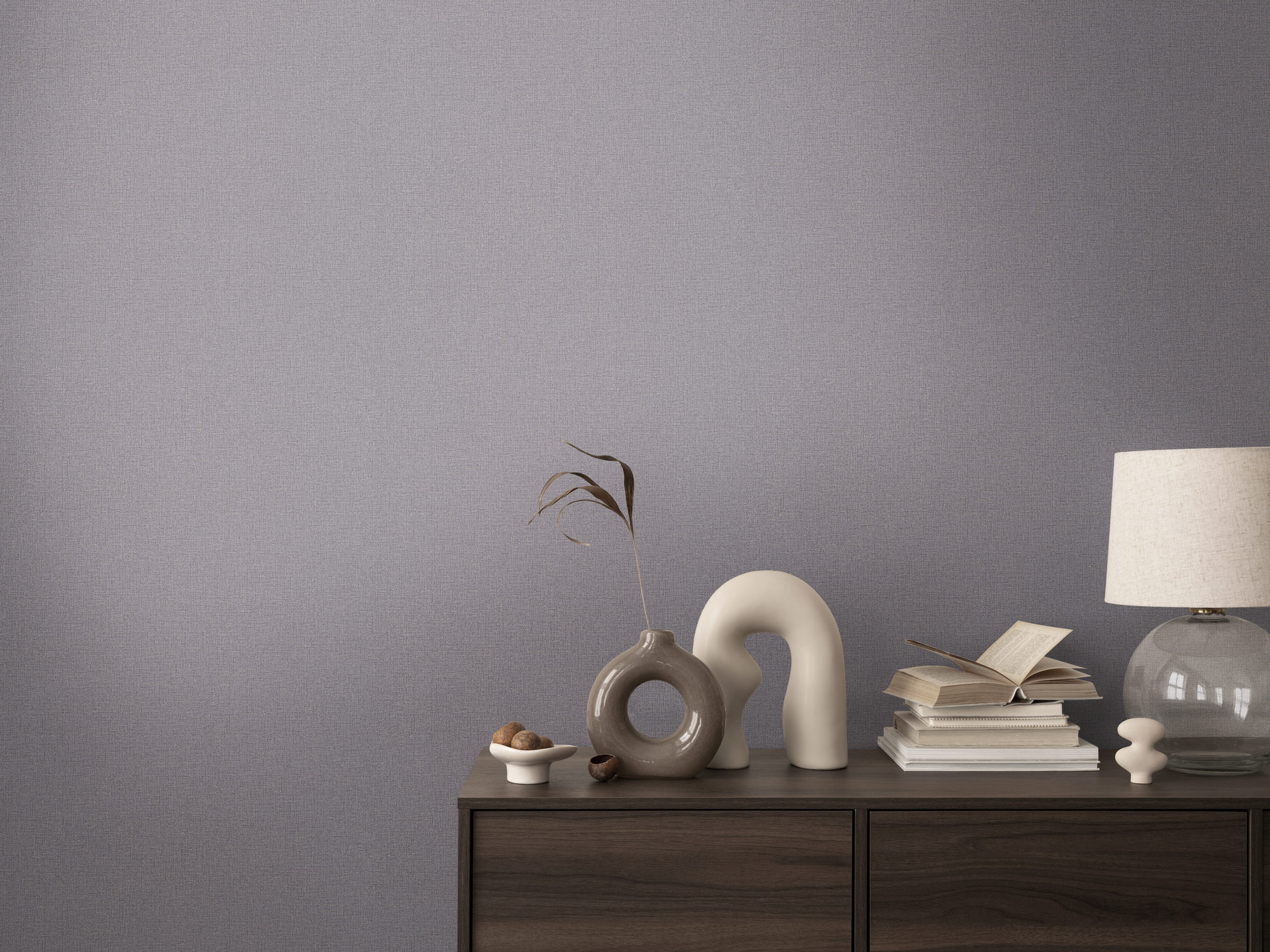 AS Vliestapete CosmoLiving Uni Grau 790656