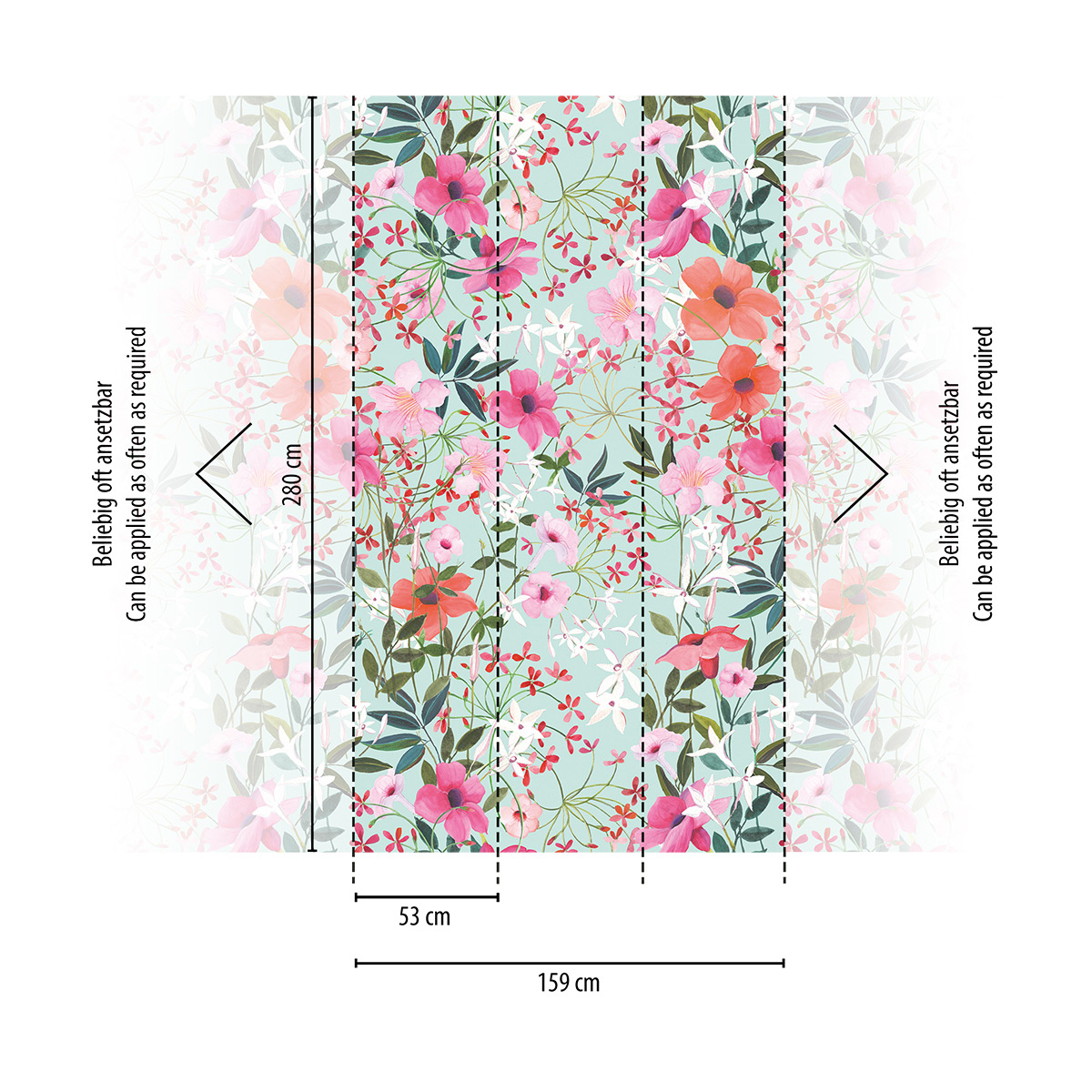 Livingwalls Vliestapete The Wall II Floral 391951