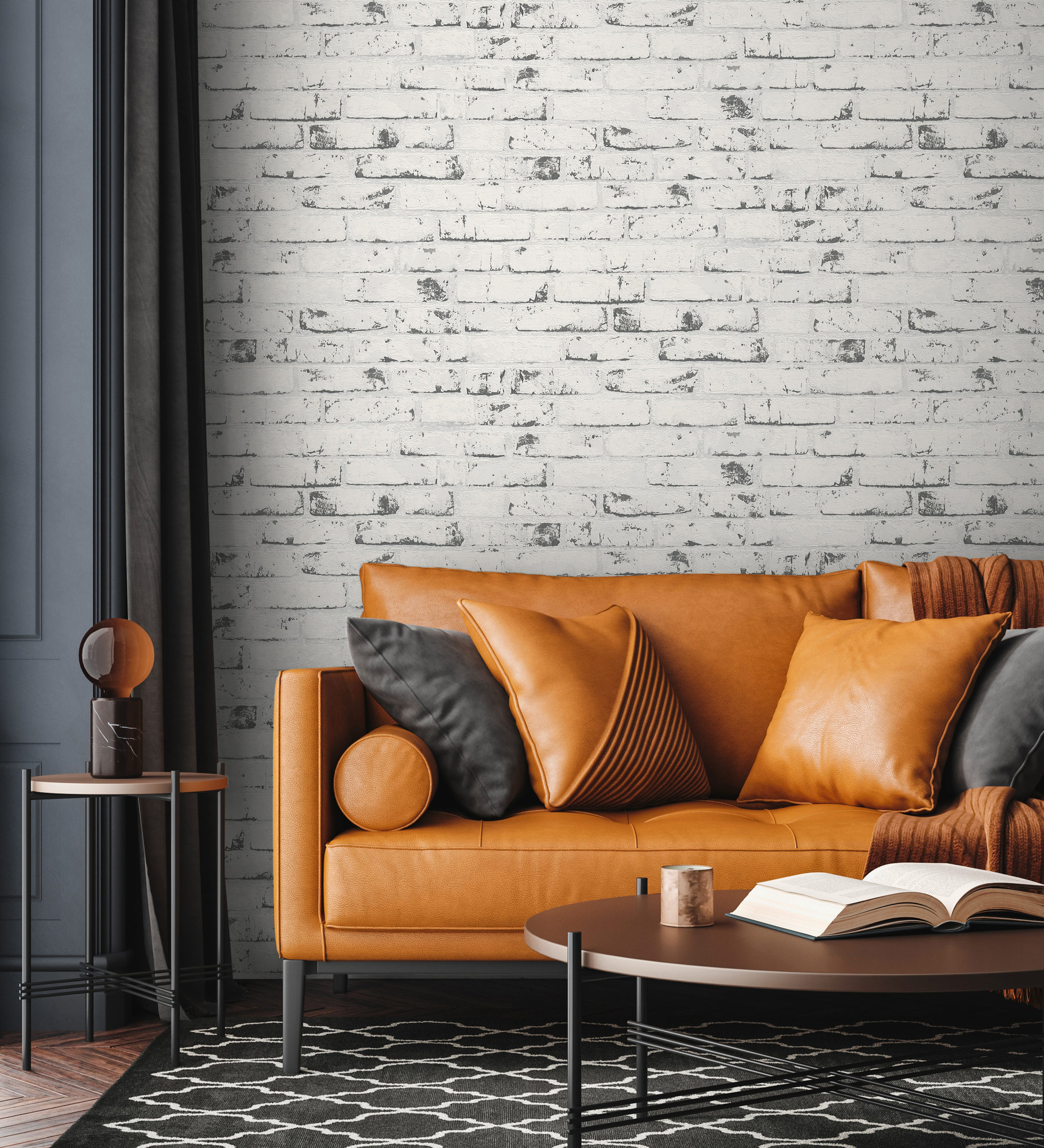 AS Vliestapete Casual Living Grau Steintapete 907837