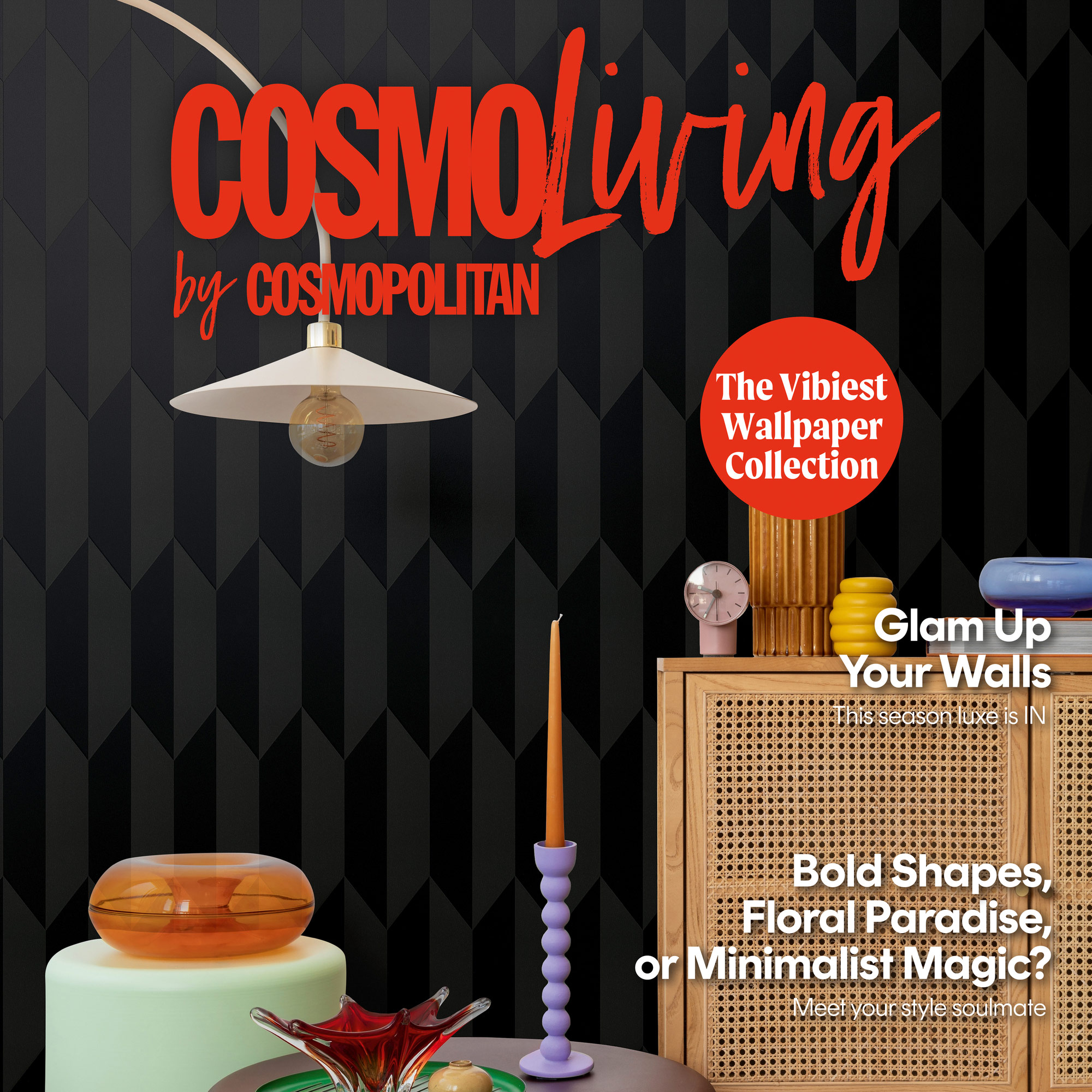 AS Vliestapete CosmoLiving 3D Schwarz 790868