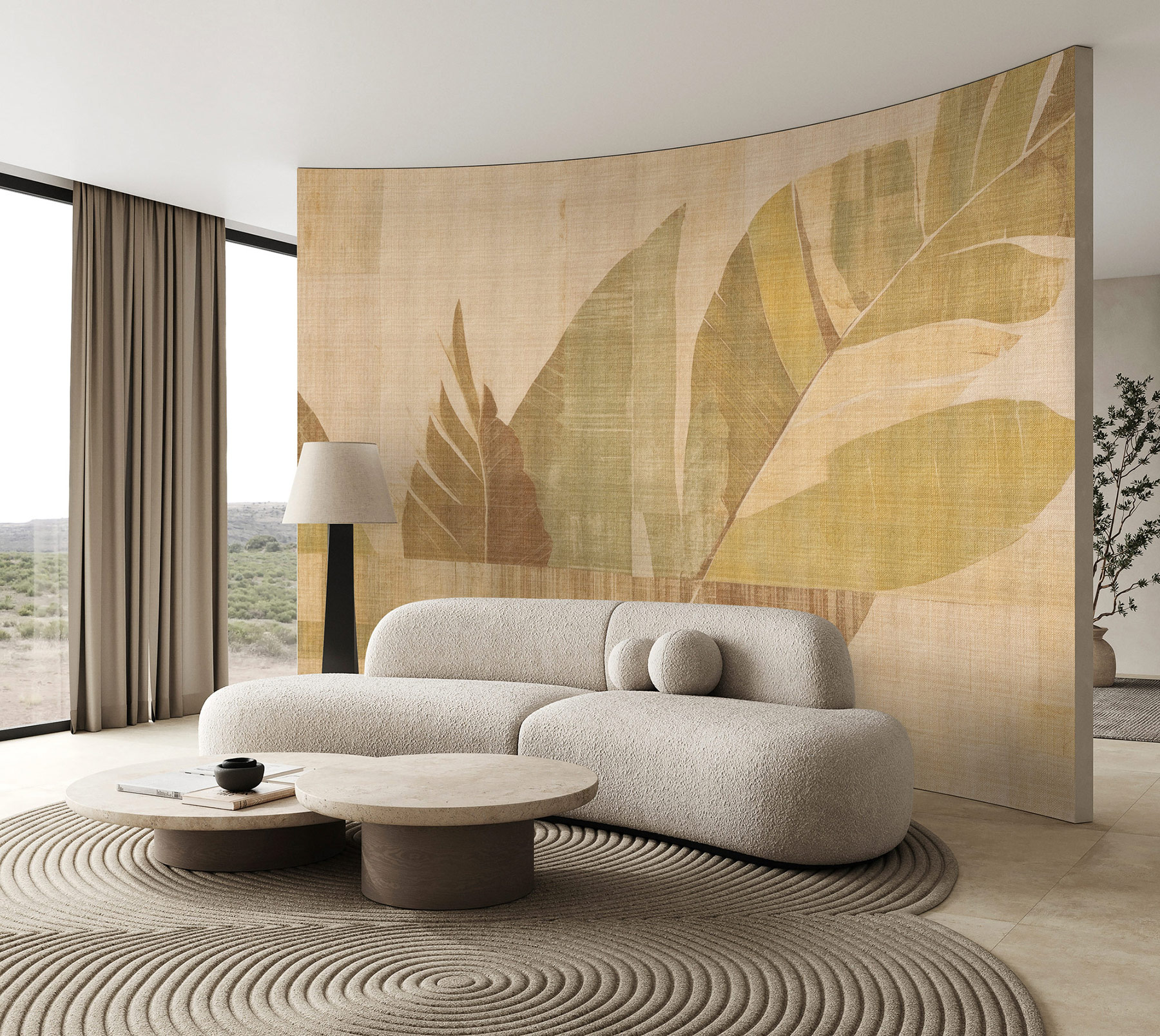 AS Fototapete Walls by Patel 5 Blätter Grün DD134315