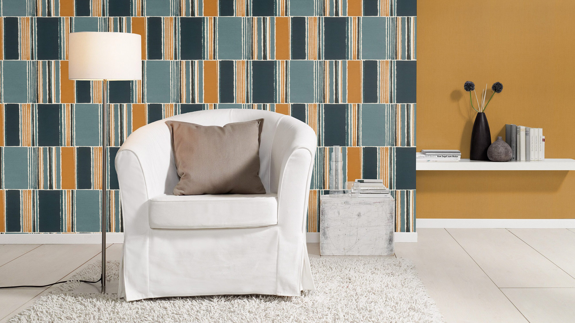 Rasch Vliestapete Florentine 4 Leinenoptik 484663