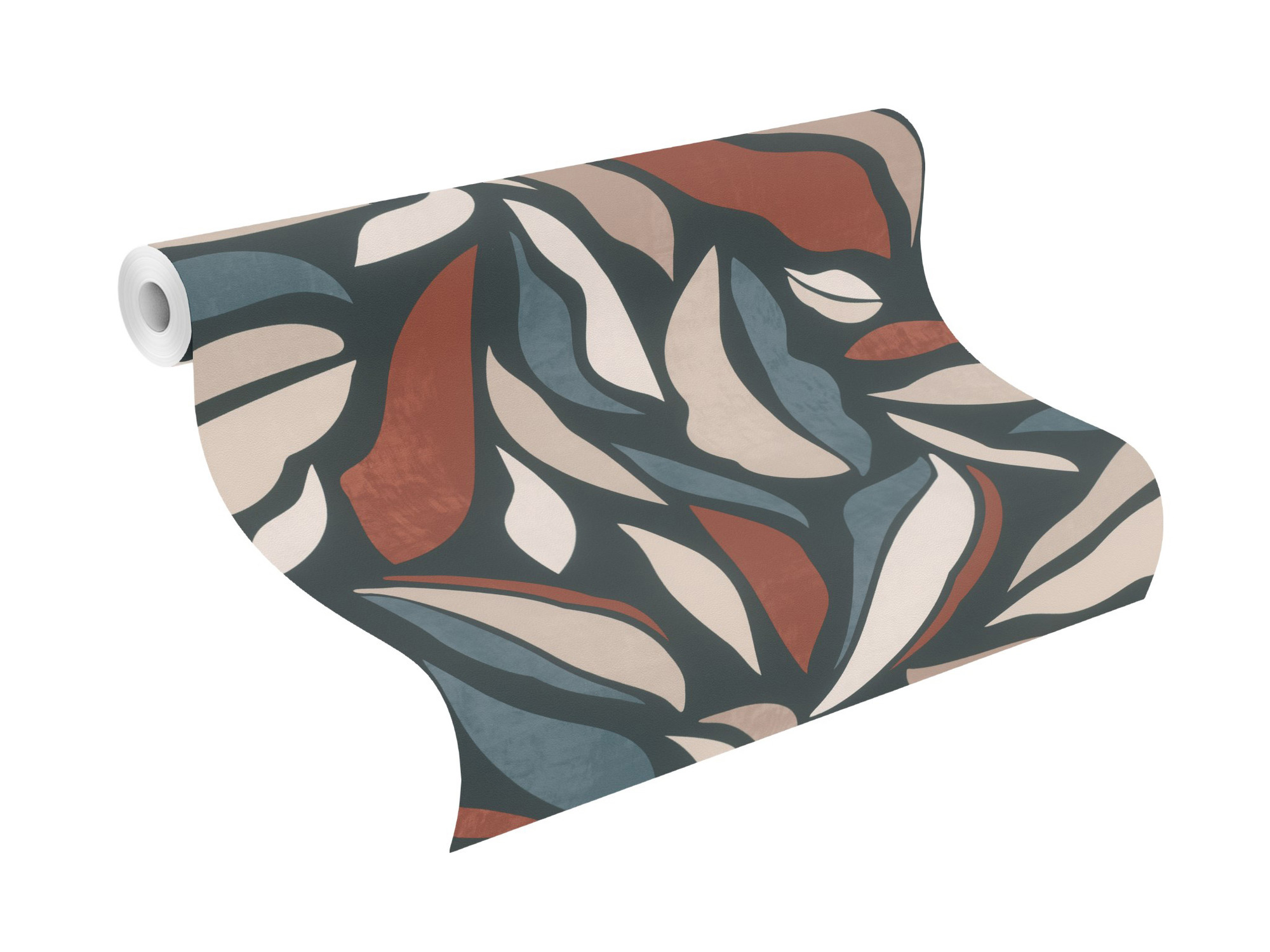 Rasch Vliestapete Symphony Rot-Rostrot 869309