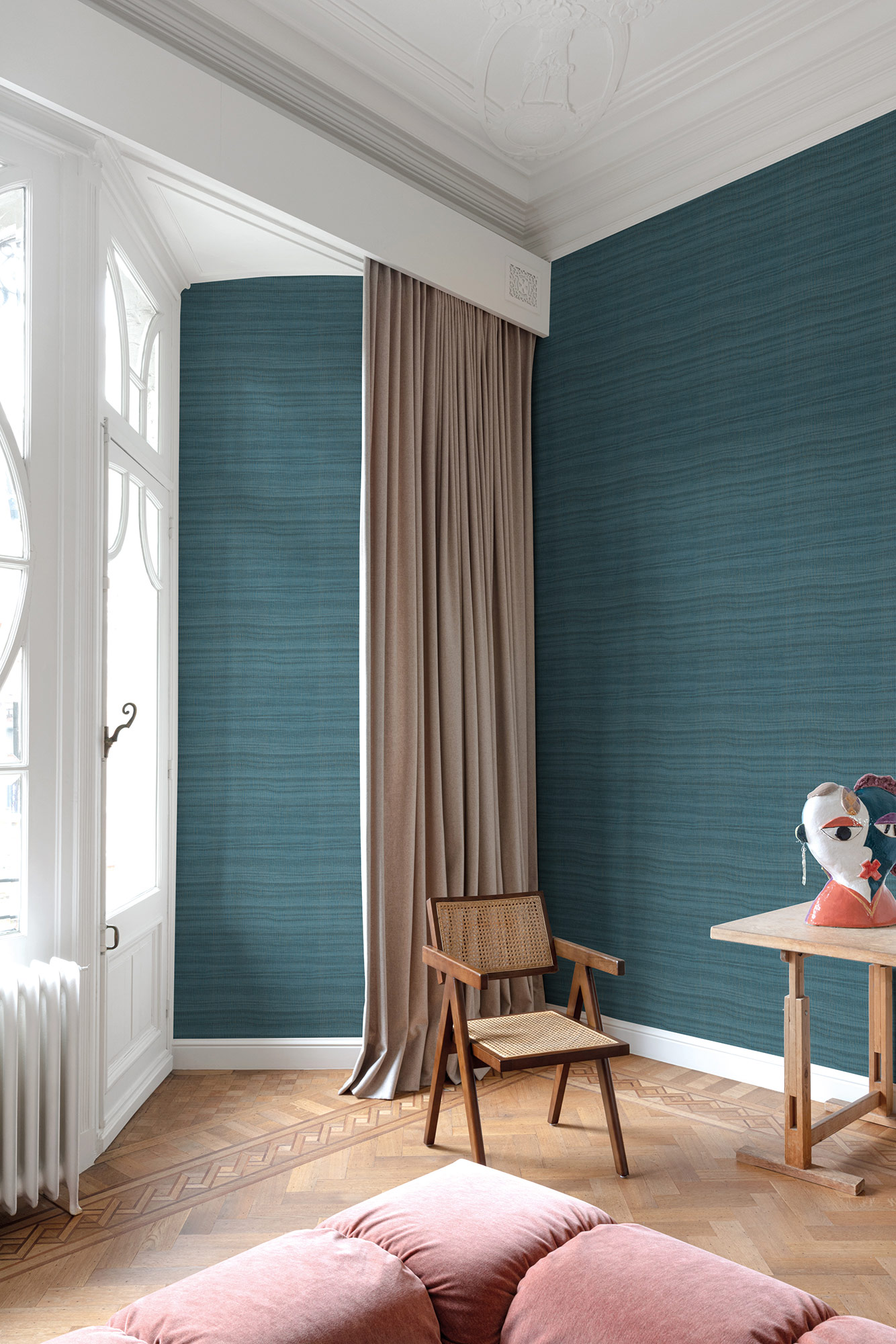 Grandeco Vliestapete Wood Streifen CU1006