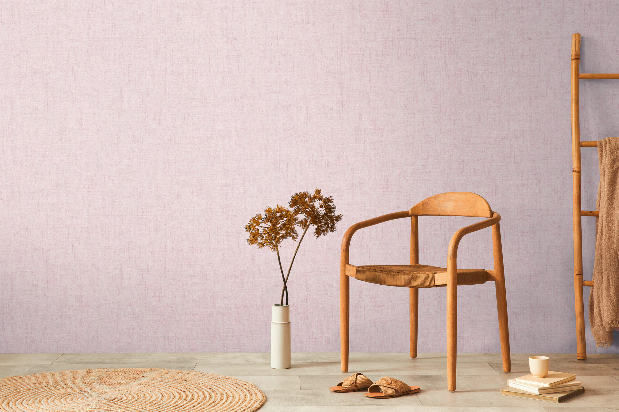 AS Vliestapete CosmoLiving Uni Rosa 791094