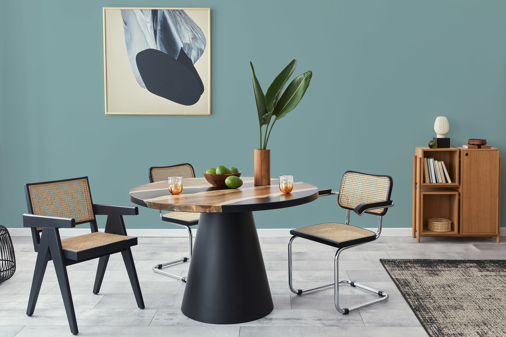 AS Premium Innenwandfarbe Puro c3010 bluish petrol 1 L