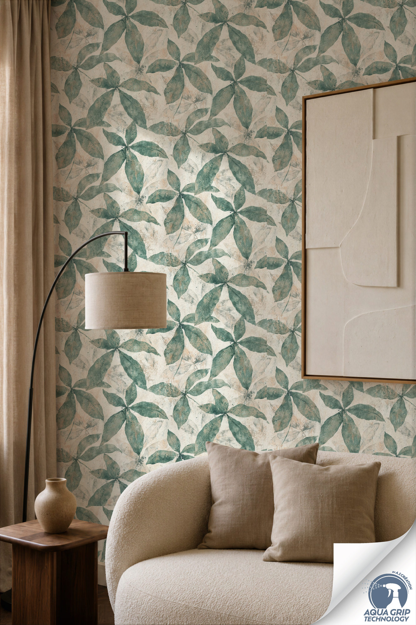 AS Vliestapete Cosiness Designdrop 2 Natur Creme 793201