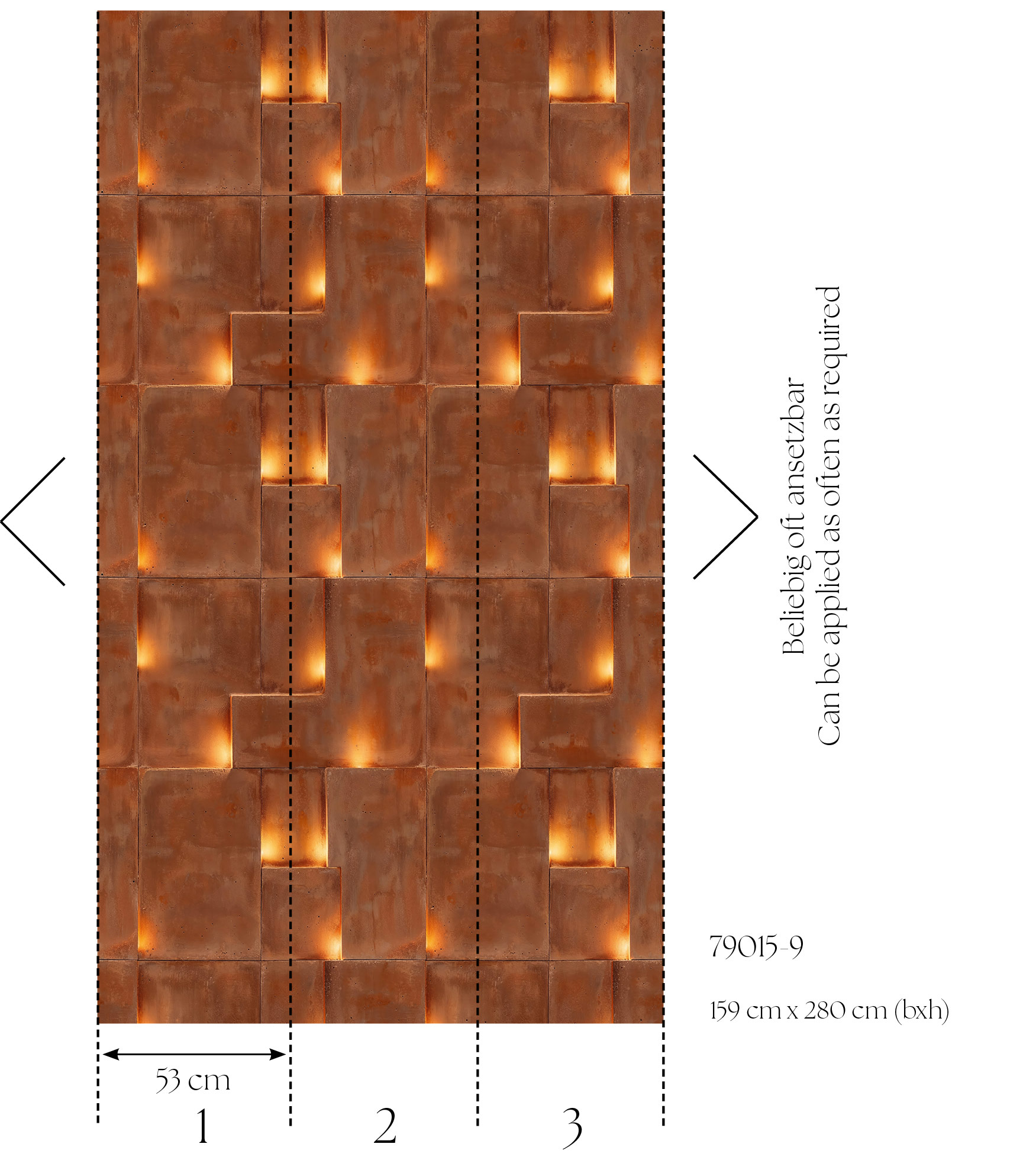 AS Fototapete MS Hot Spots Abstrakt Braun 790159