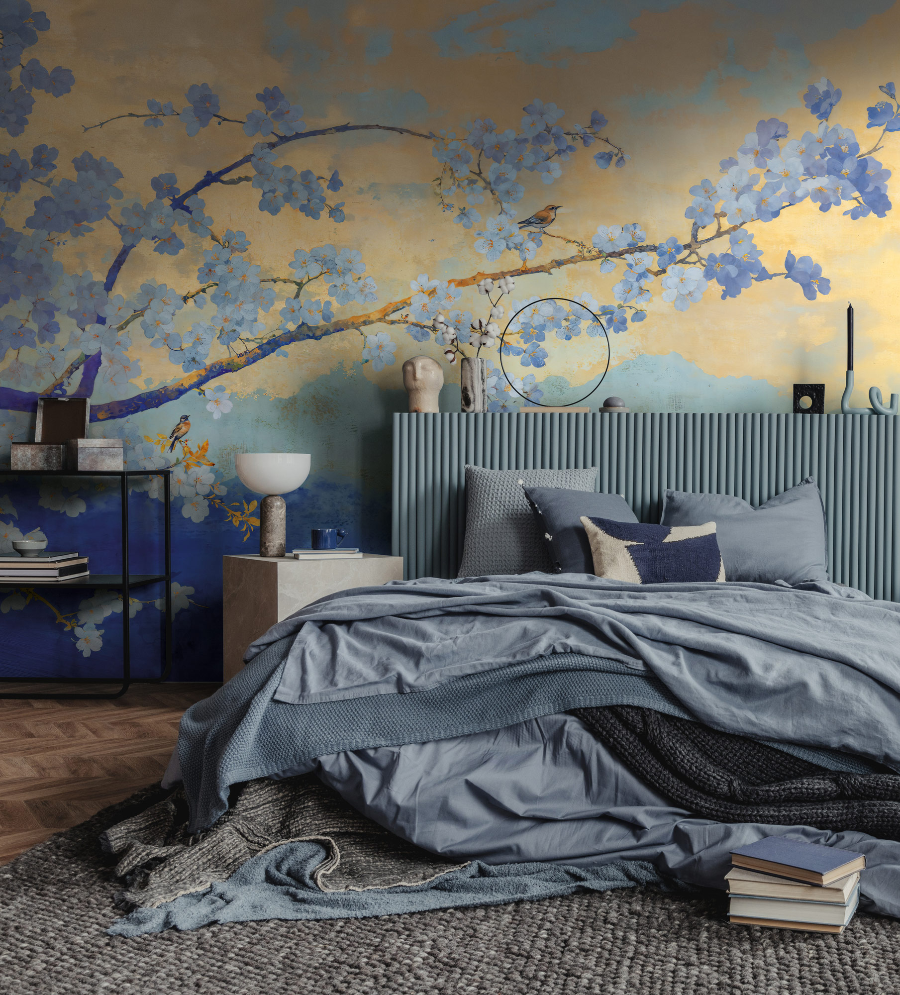 AS Fototapete The Wall 4 Berge Blau 792222